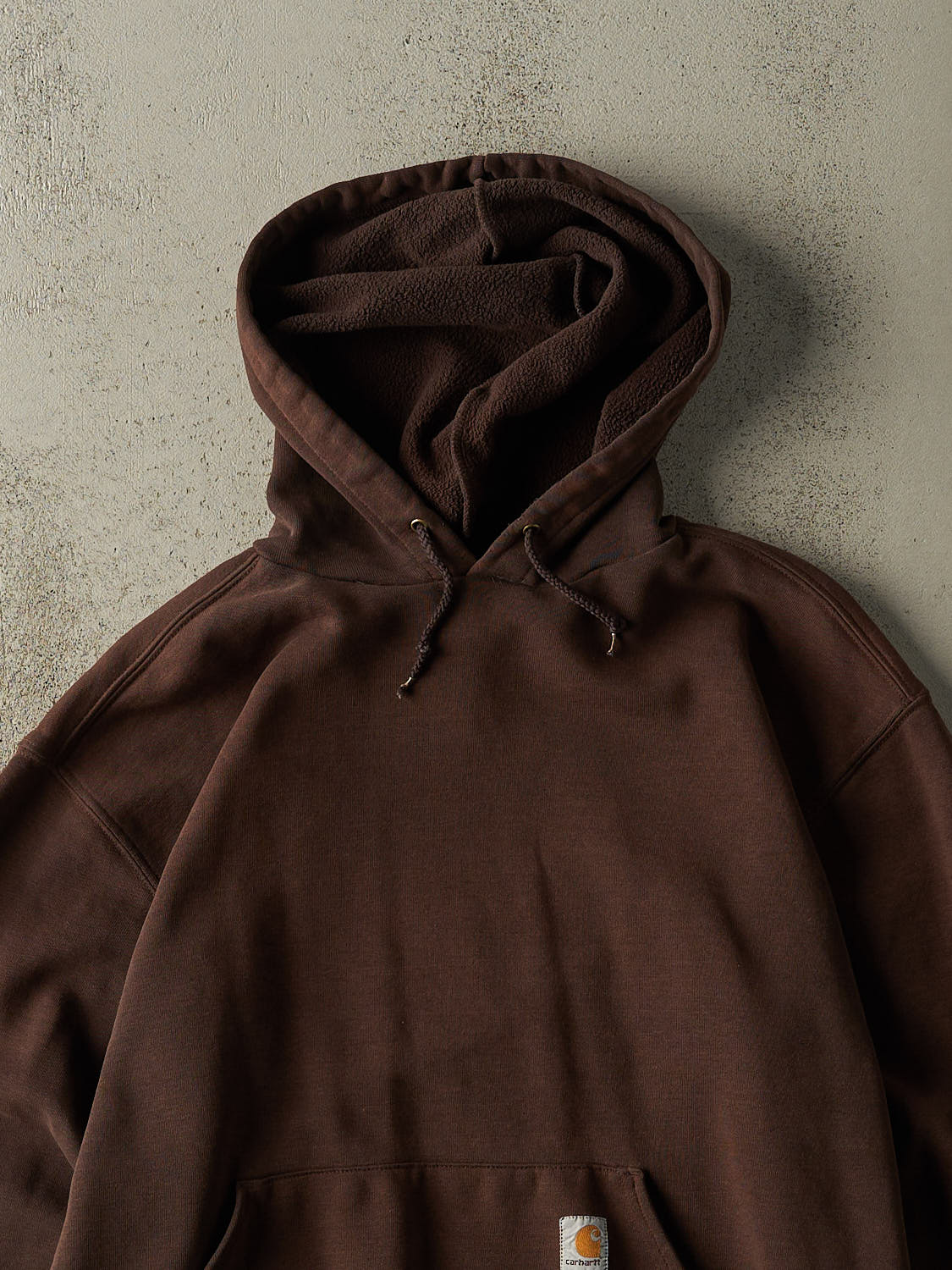 Vintage 90s Brown Carhartt Hoodie (M/L) - Image 2