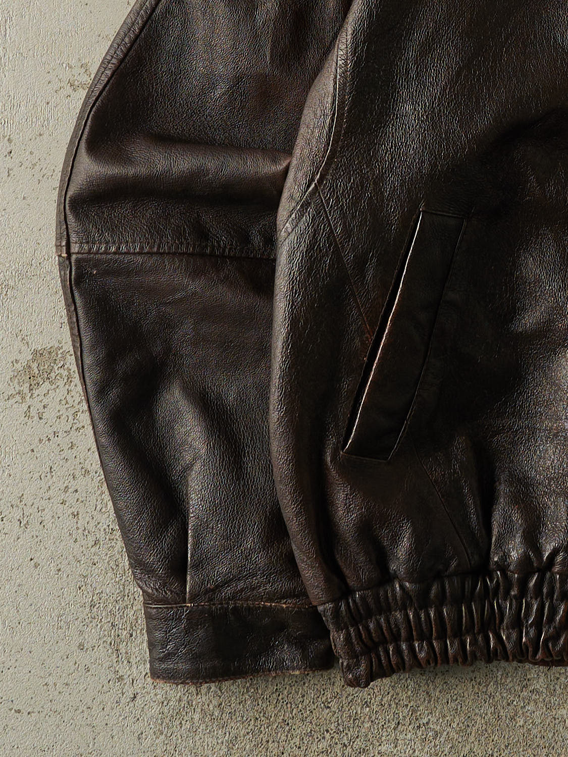 Vintage 90s Brown Embroidered Leather Jacket (L/XL) - Image 3