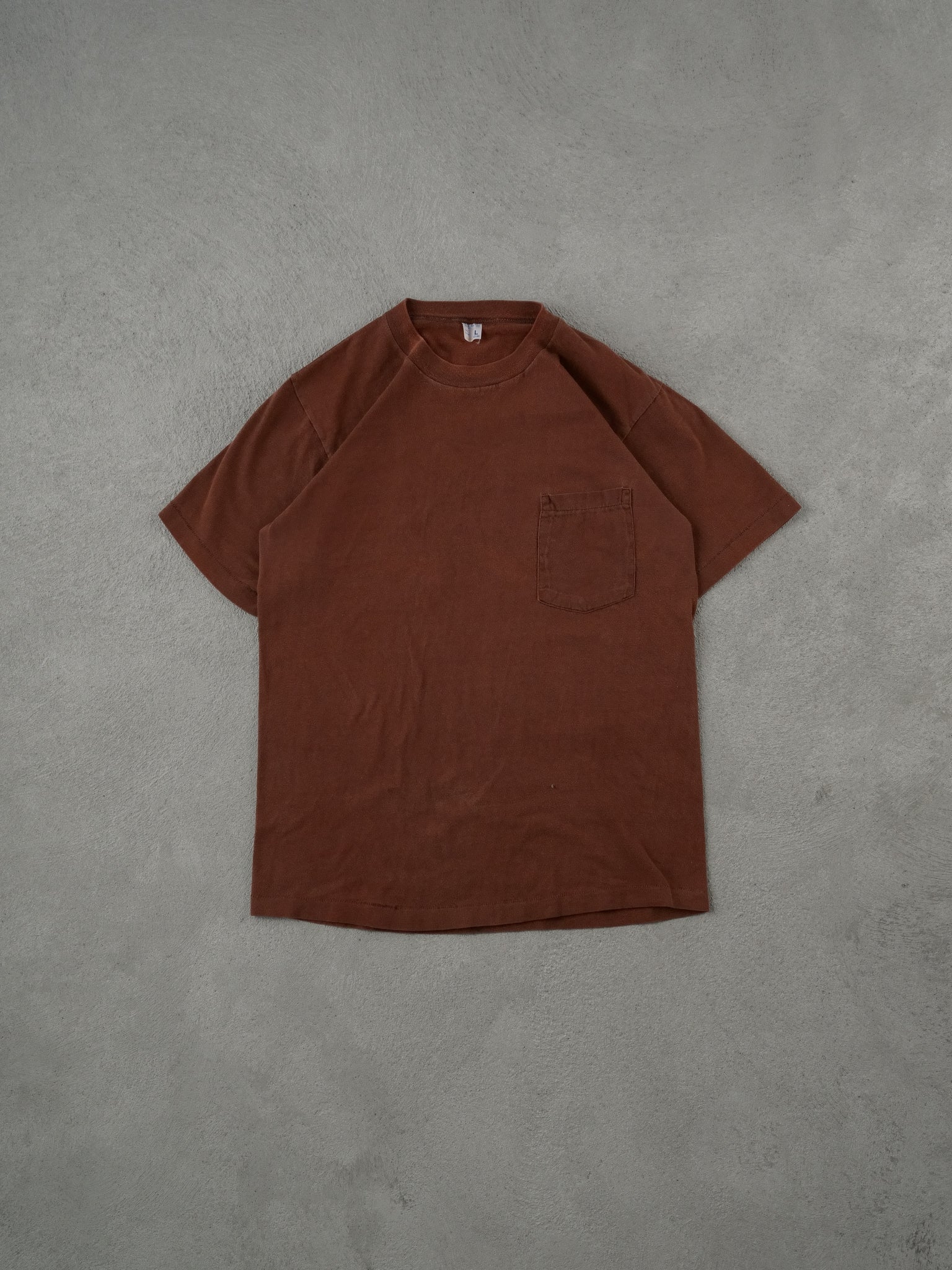 Vintage 90s Brown JC Penny Blank Tee (S)