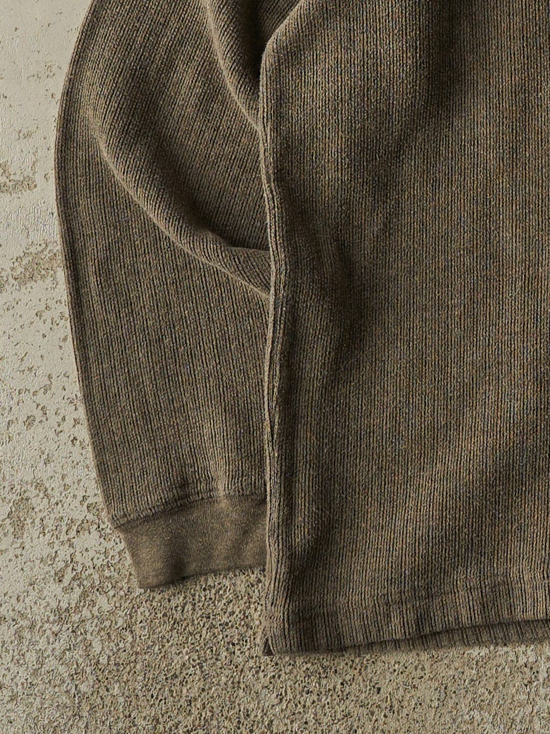 Vintage 90s Brown Lightweight Knit (L/XL) - Image 3