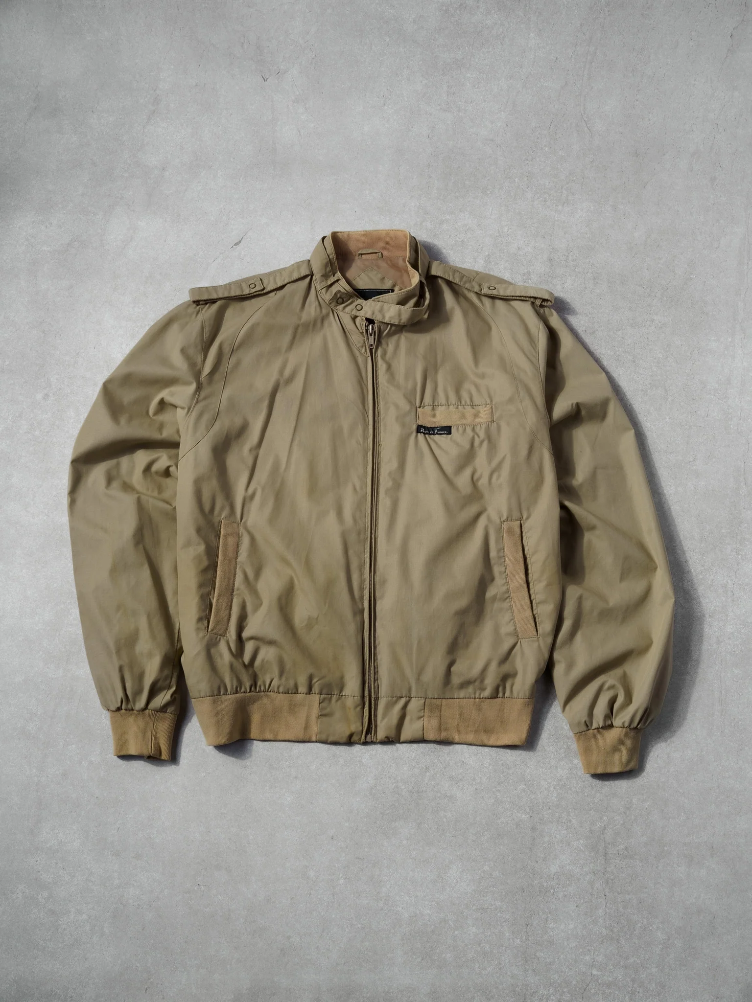 Vintage 90s Brown Reve da France Windbreaker Jacket (L)