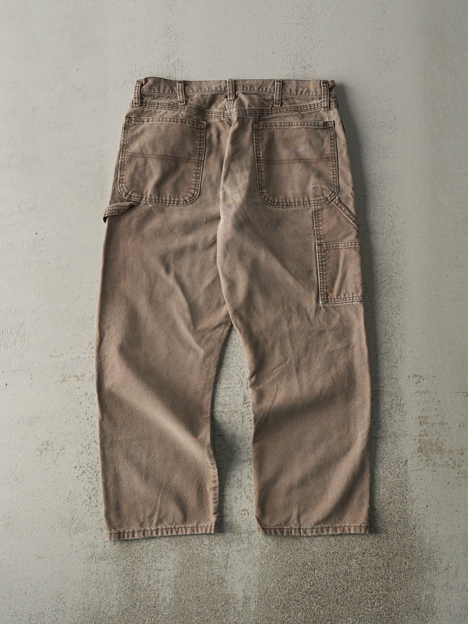 Vintage 90s Brown Rustler Carpenter Pants (32.5x27) - Image 2