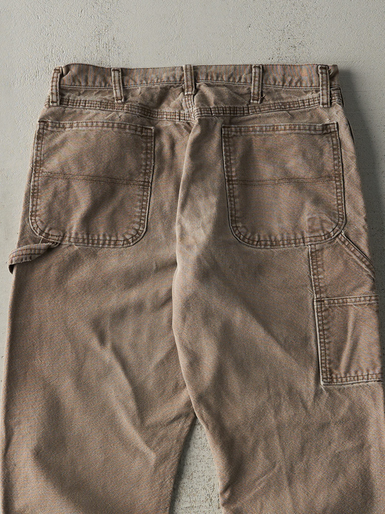 Vintage 90s Brown Rustler Carpenter Pants (32.5x27) - Image 4