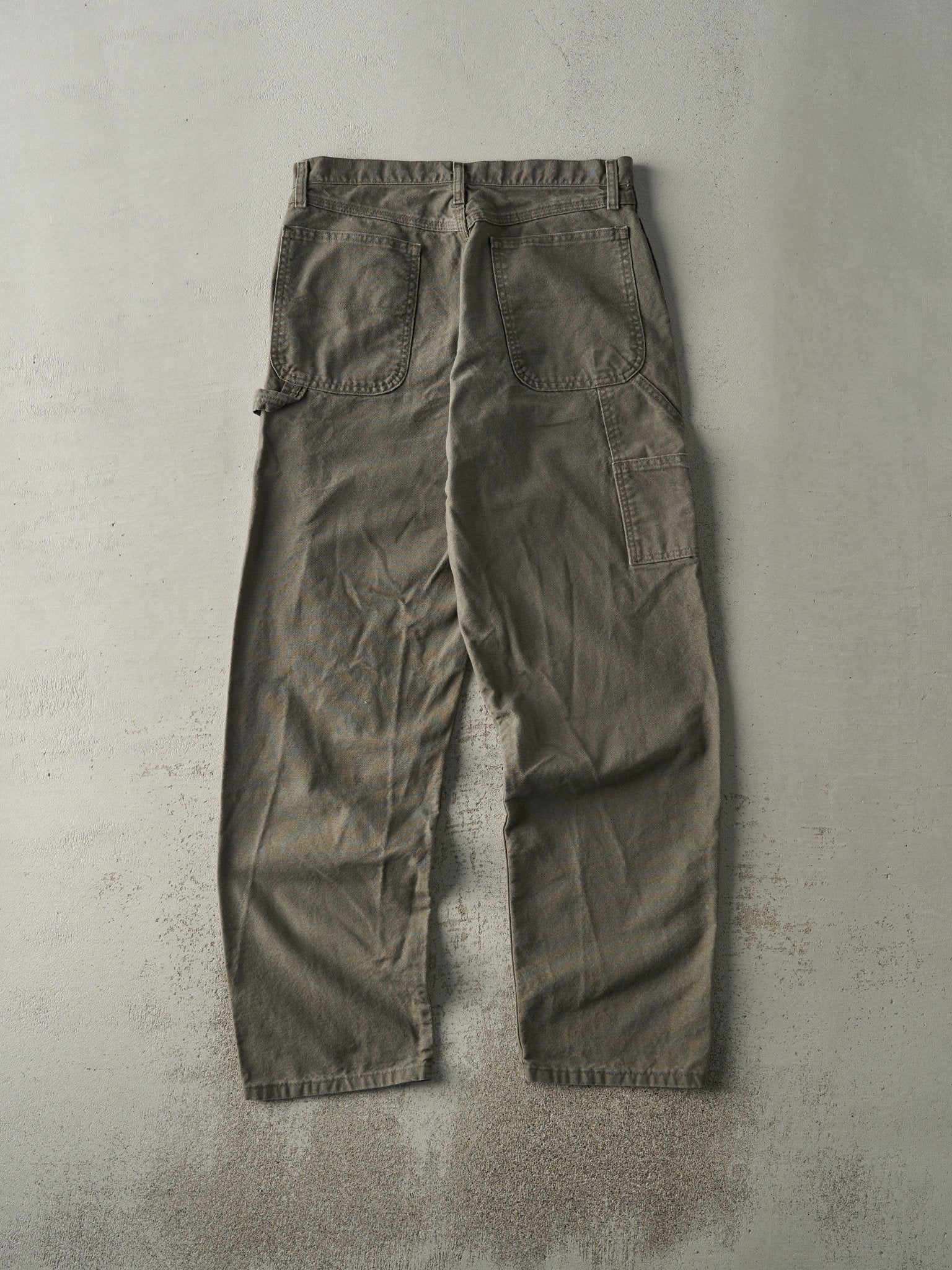 Vintage 90s Brown Rustler Carpenter Pants (32x34) - Image 2