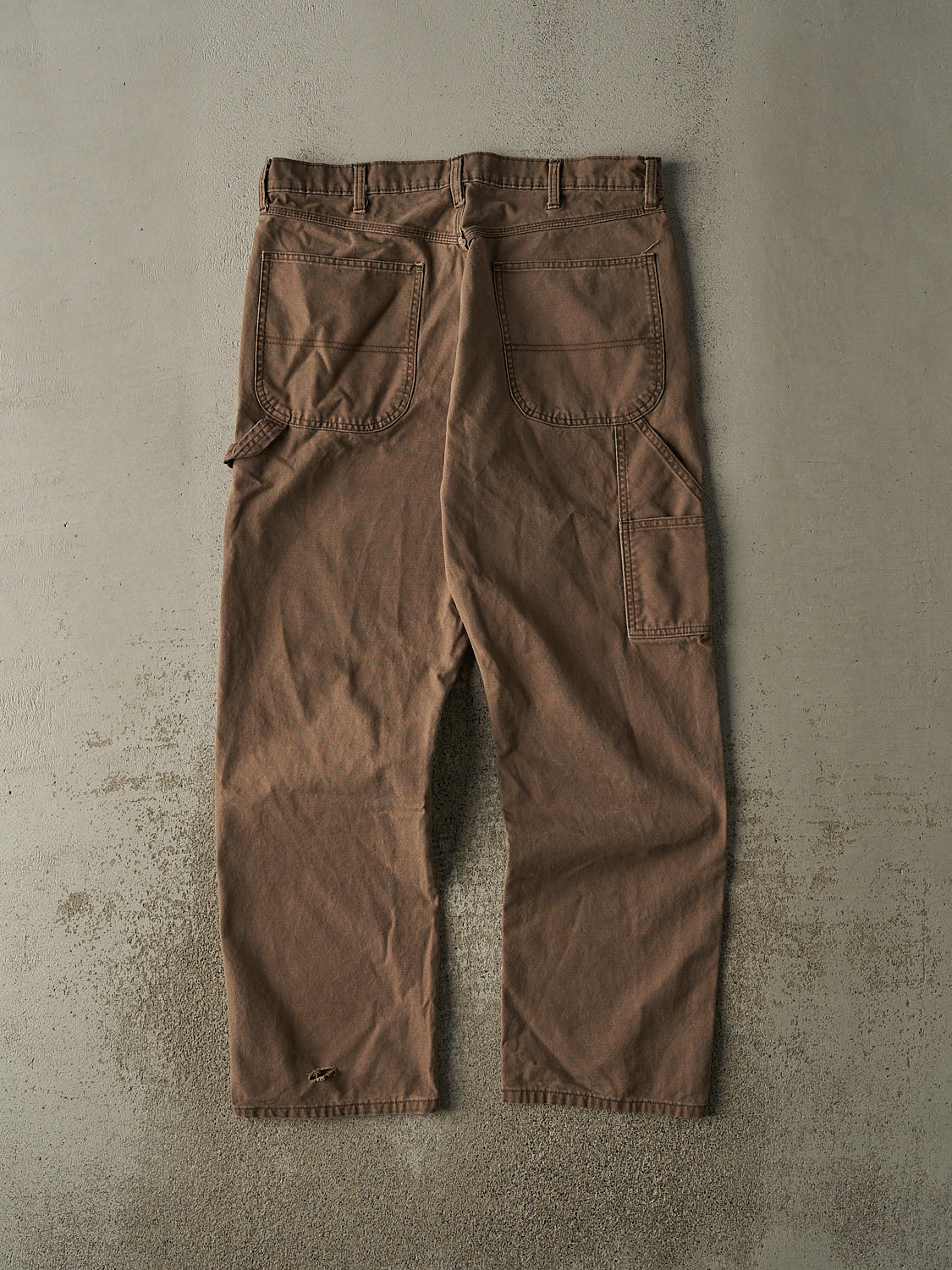 Vintage 90s Brown Rustler Carpenter Pants (35x32) - Image 2
