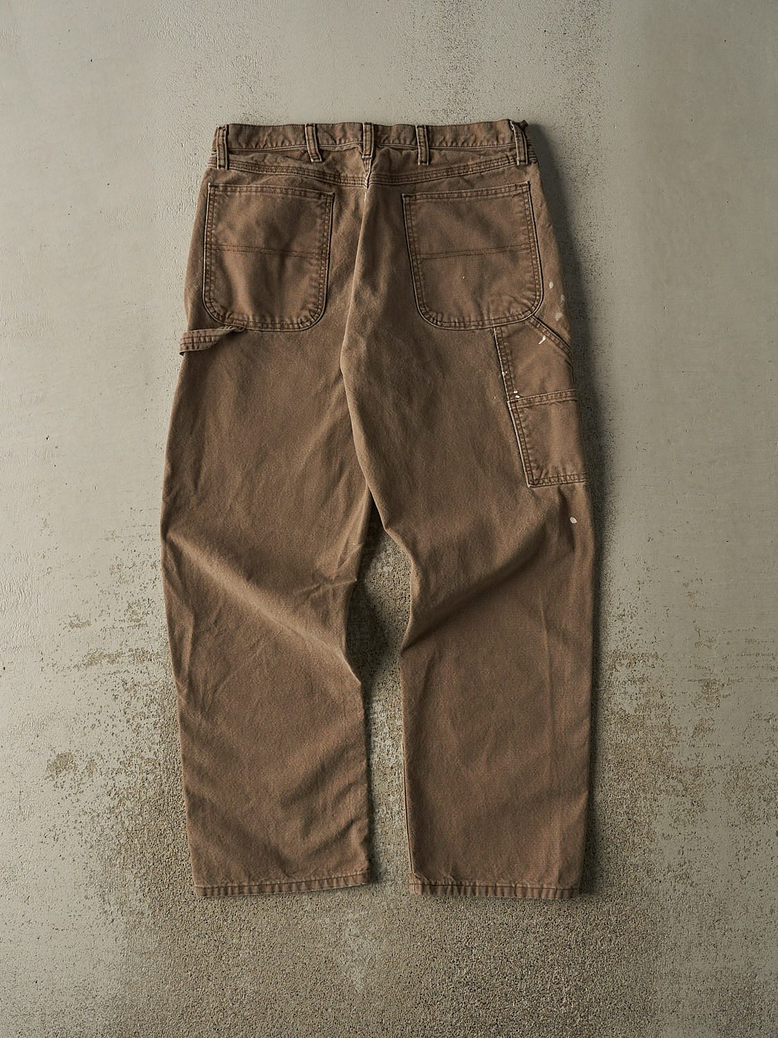 Vintage 90s Brown Rustler Carpenter Pants (33x30.5) - Image 3