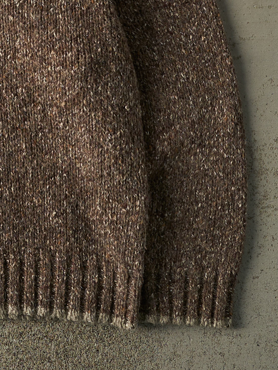 Vintage 90s Brown Simple Pullover Knit (L/XL) - Image 3