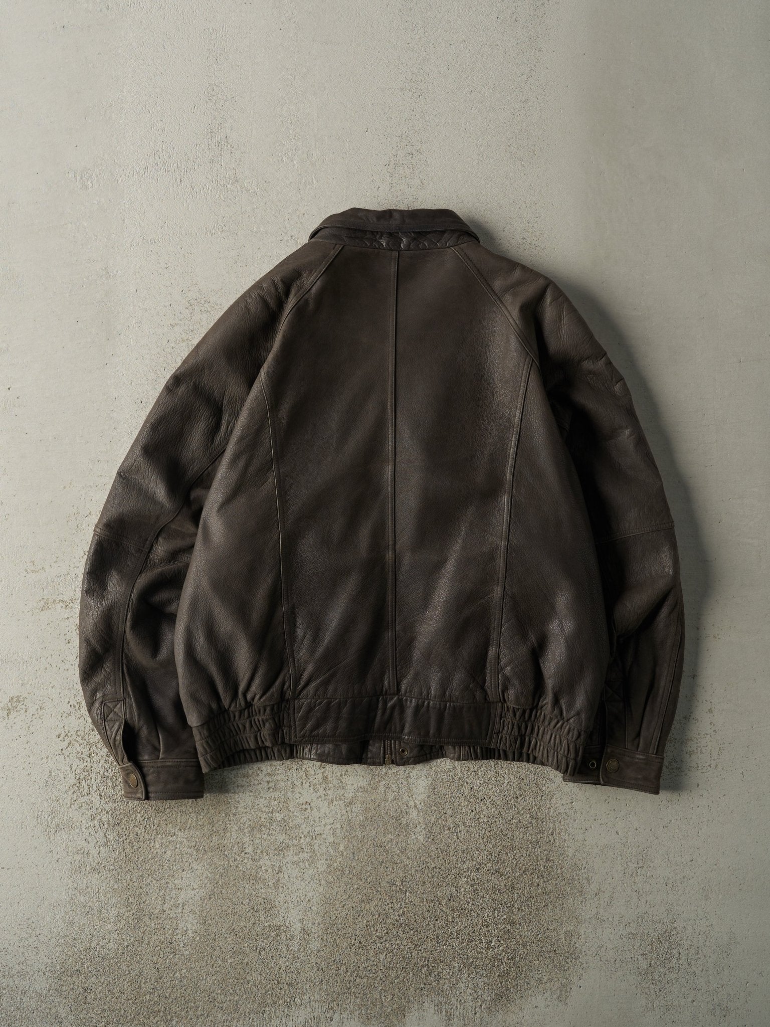 Vintage 90s Brown Timberbay Soft Leather Jacket (L) - Image 3