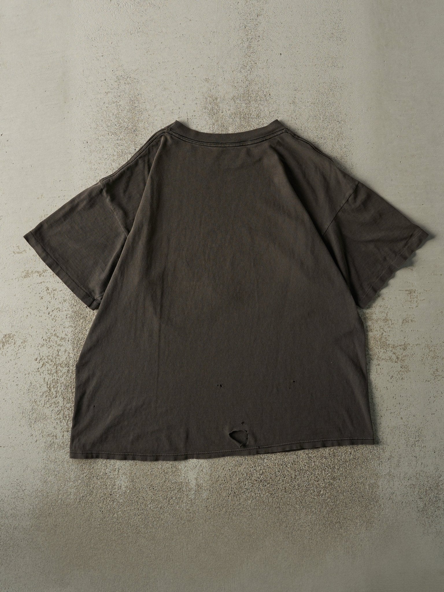 Vintage 90s Brown World Domination Tee (M/L) - Image 2