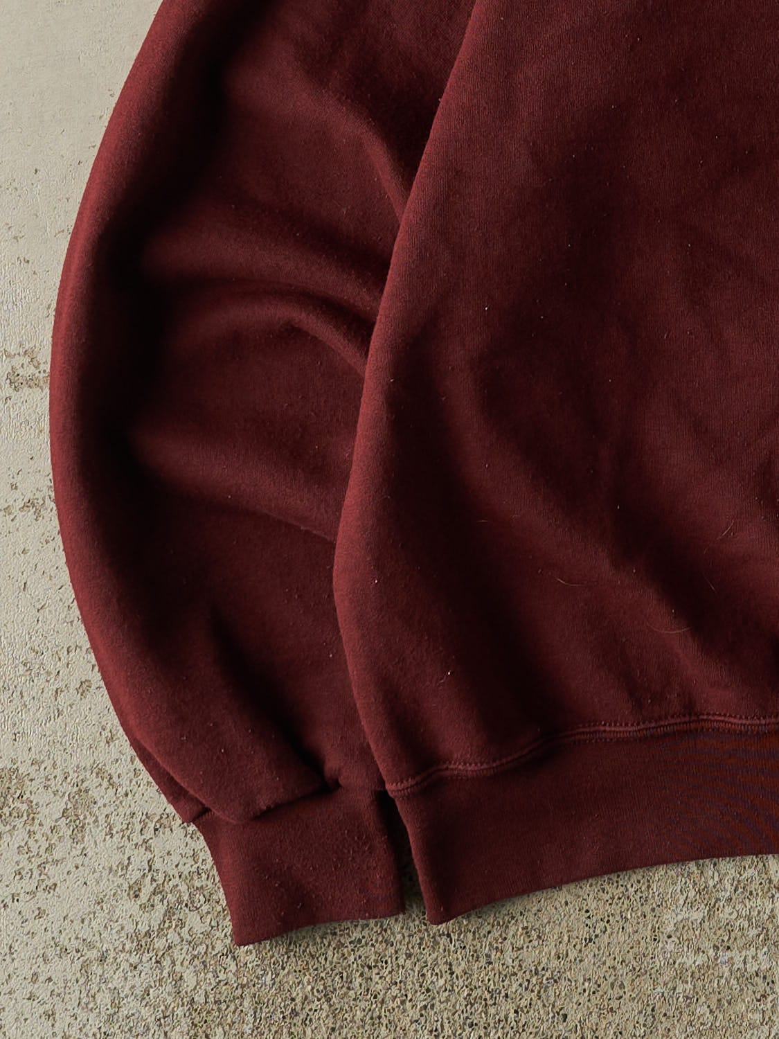 Vintage 90s Burgundy Champion MIT Embroidered Crewneck (L) - Image 3