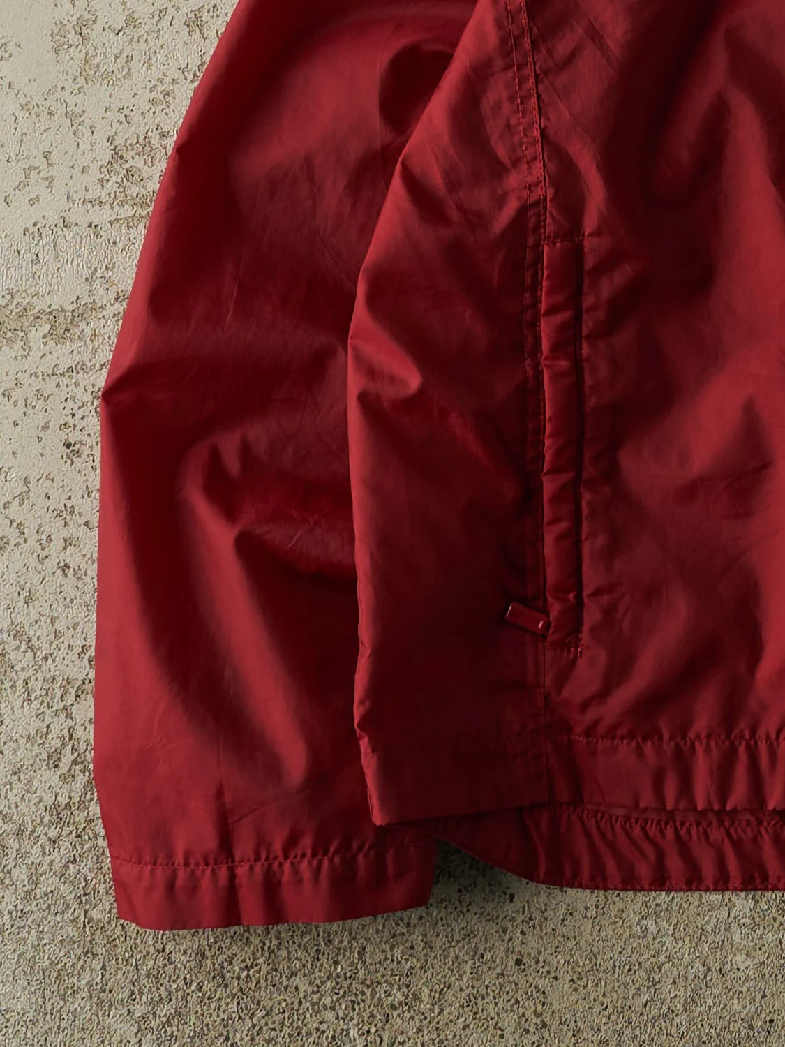 Vintage 90s Burgundy Nike Windbreaker Jacket (XS/S) - Image 3