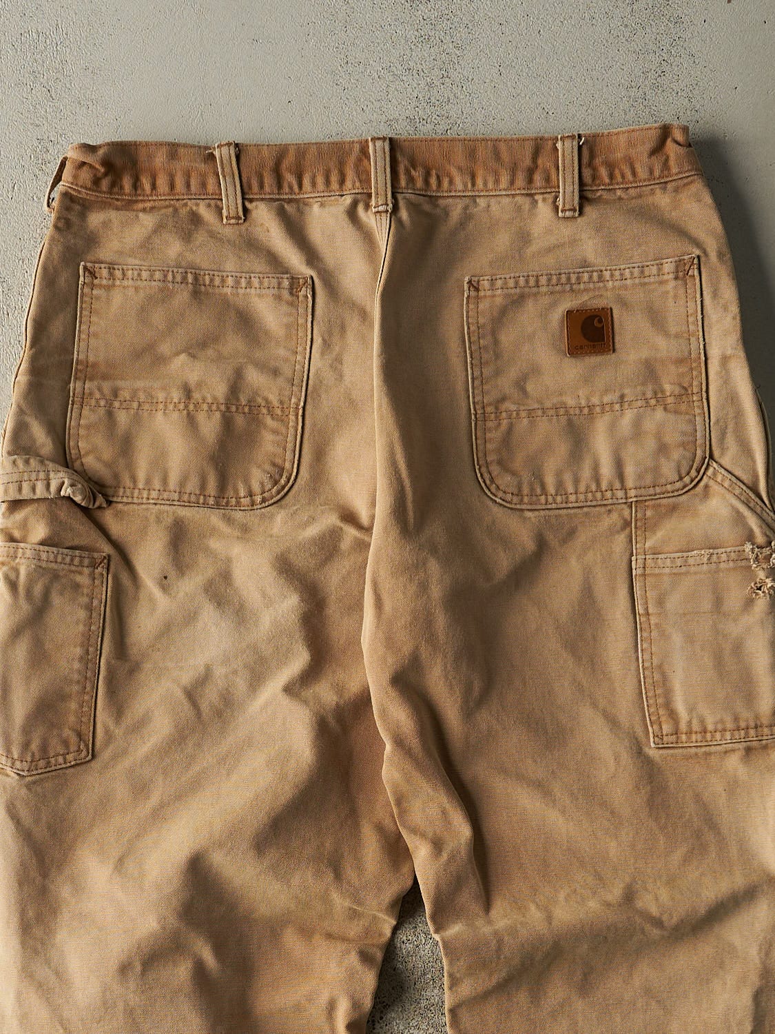 Vintage 90s Camel Carhartt Carpenter Pants (34x30.5) - Image 4