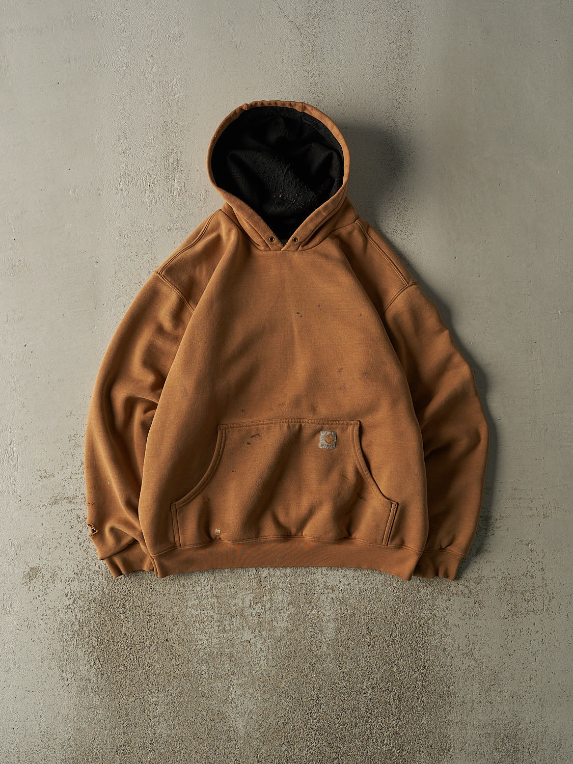 Vintage 90s Camel Carhartt Heavyweight Lined Hoodie (L/XL)