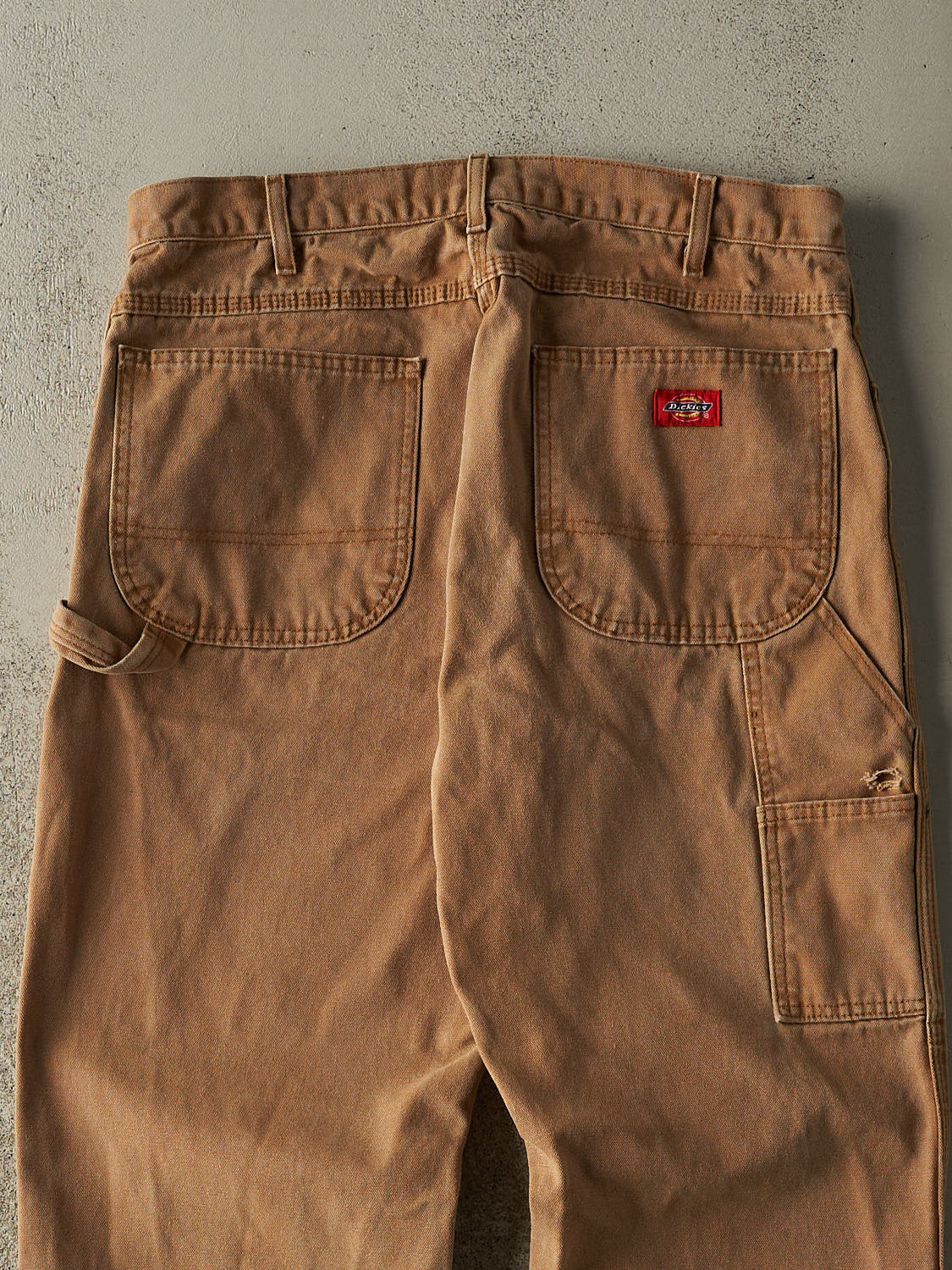 Vintage 90s Camel Dickies Carpenter Pants (33x29) - Image 4