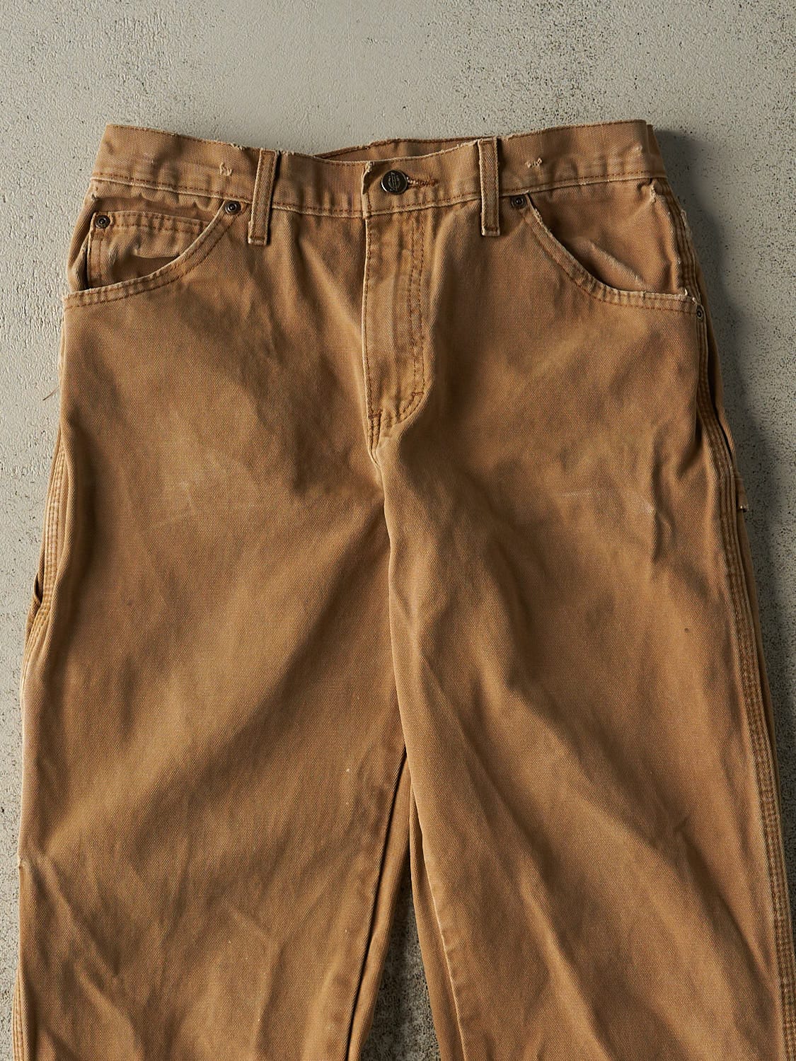 Vintage 90s Camel Dickies Carpenter Pants (29x30.5) - Image 3
