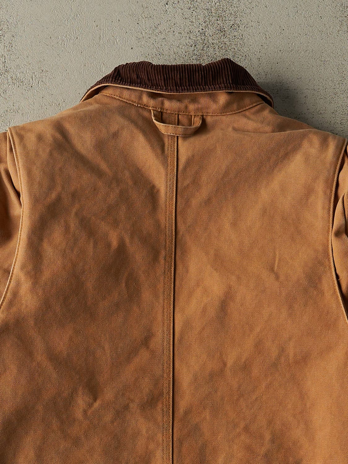 Vintage 90s Camel Dickies L Pocket Work Jacket (L) - Image 5