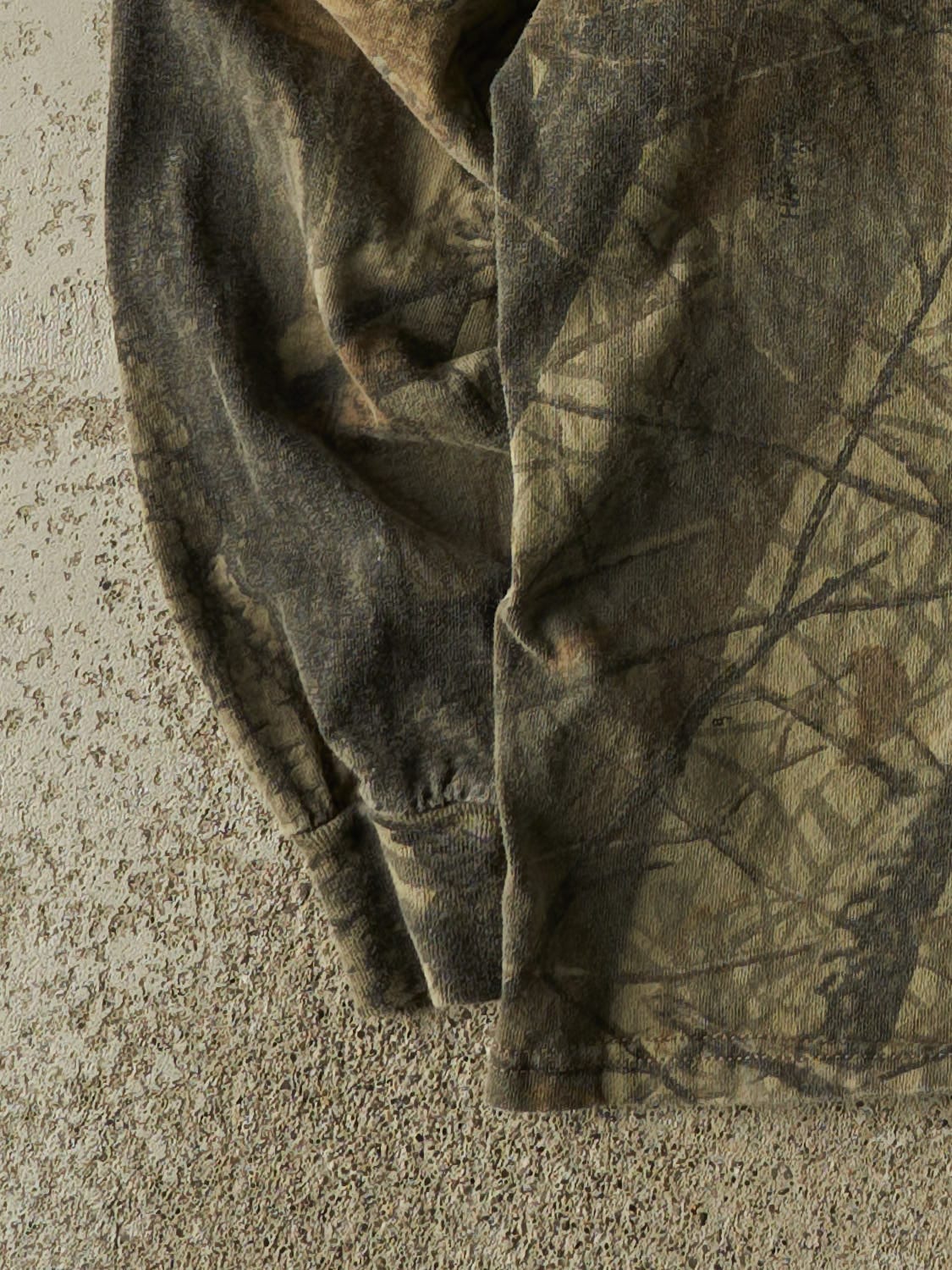 Vintage 90s Camo Realtree Pocket Long Sleeve (S/M) - Image 3
