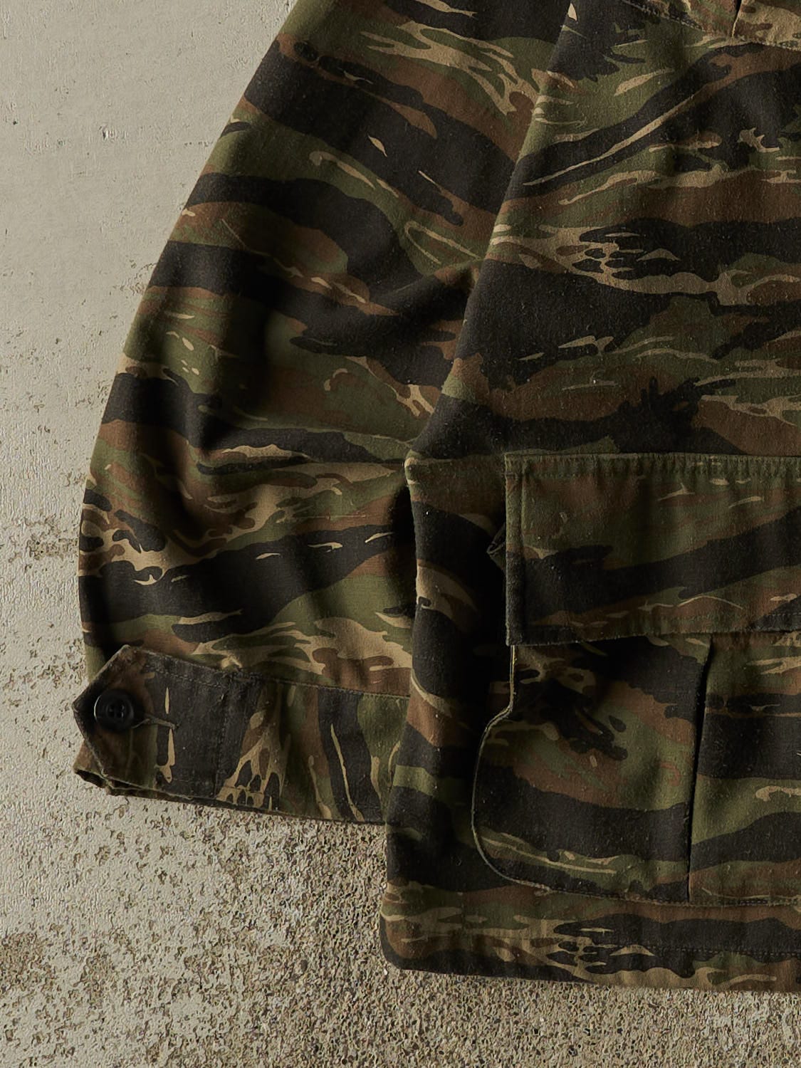 Vintage 90s Camo Tiger Camo Button Up Long Sleeve (XXL/XXXL) - Image 3