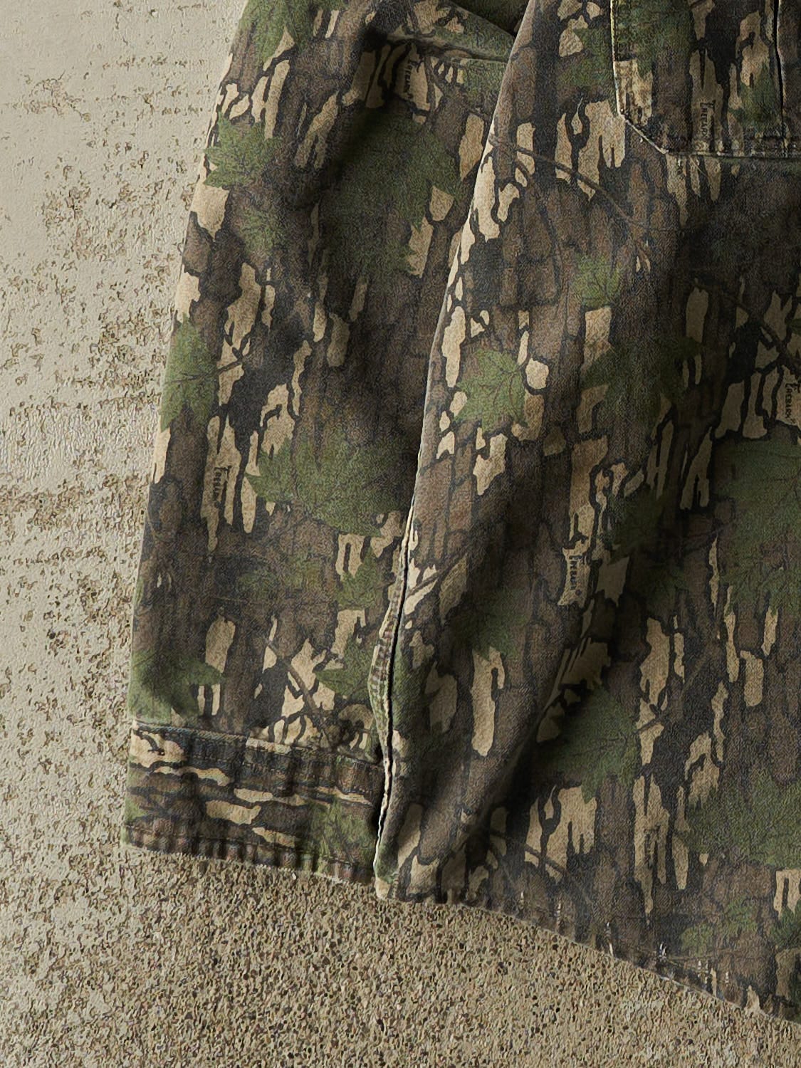 Vintage 90s Camo Trebark Button Up Long Sleeve (L/XL) - Image 3