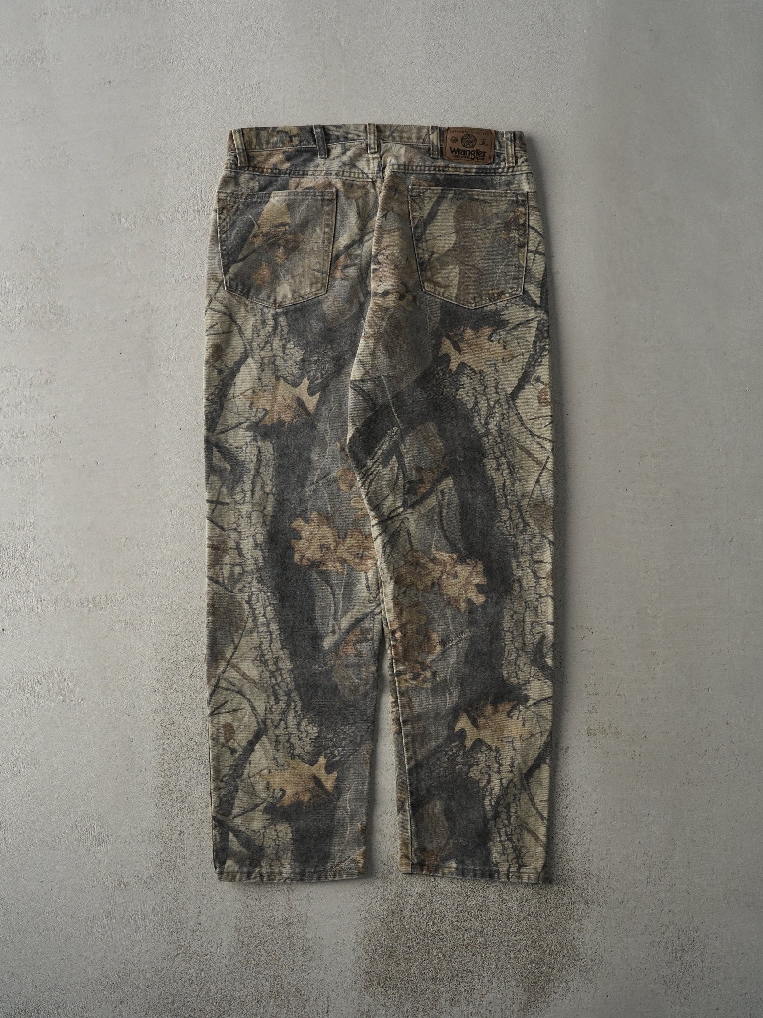 Vintage 90s Camo Wrangler x Realtree Double Knee Pants (34x30.5) - Image 3