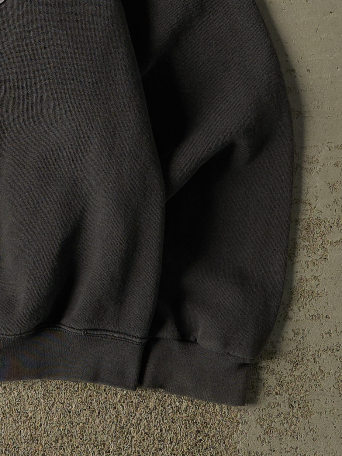 Vintage 90s Charcoal Grey Adidas Logo Crewneck (XS/S) - Image 4