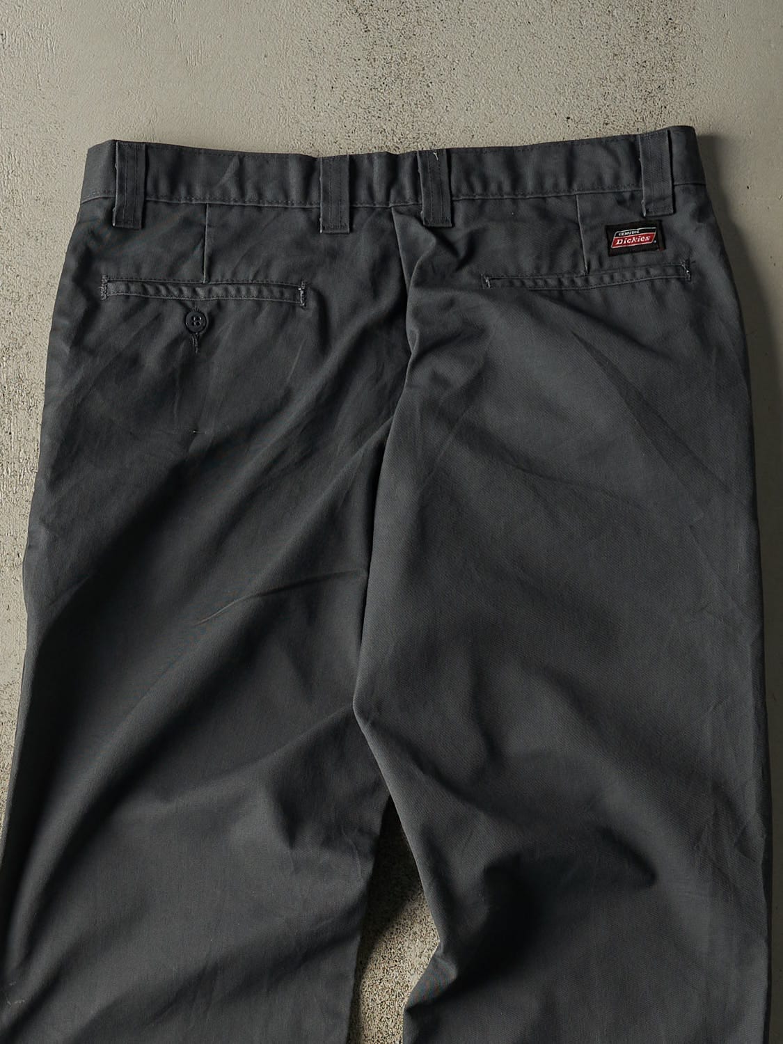 Vintage Y2K Charcoal Grey Dickies Work Pants (34x29.5) - Image 4