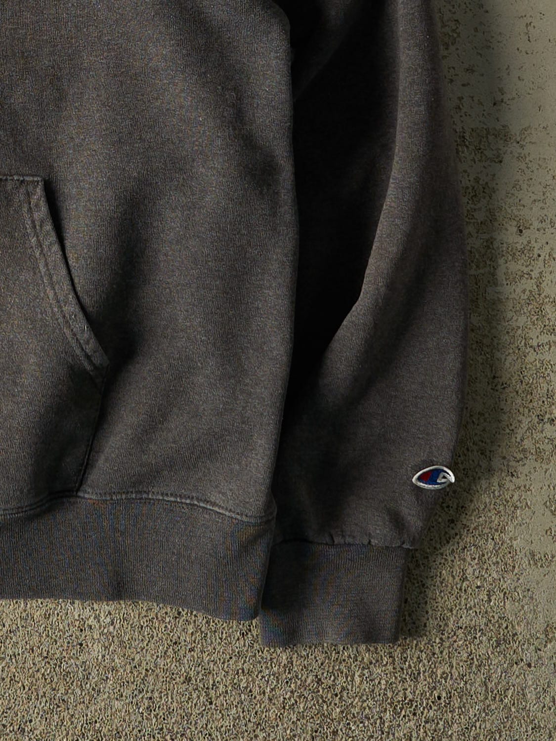 Vintage Y2K Charcoal Grey LDSBC Hoodie (S/M) - Image 3