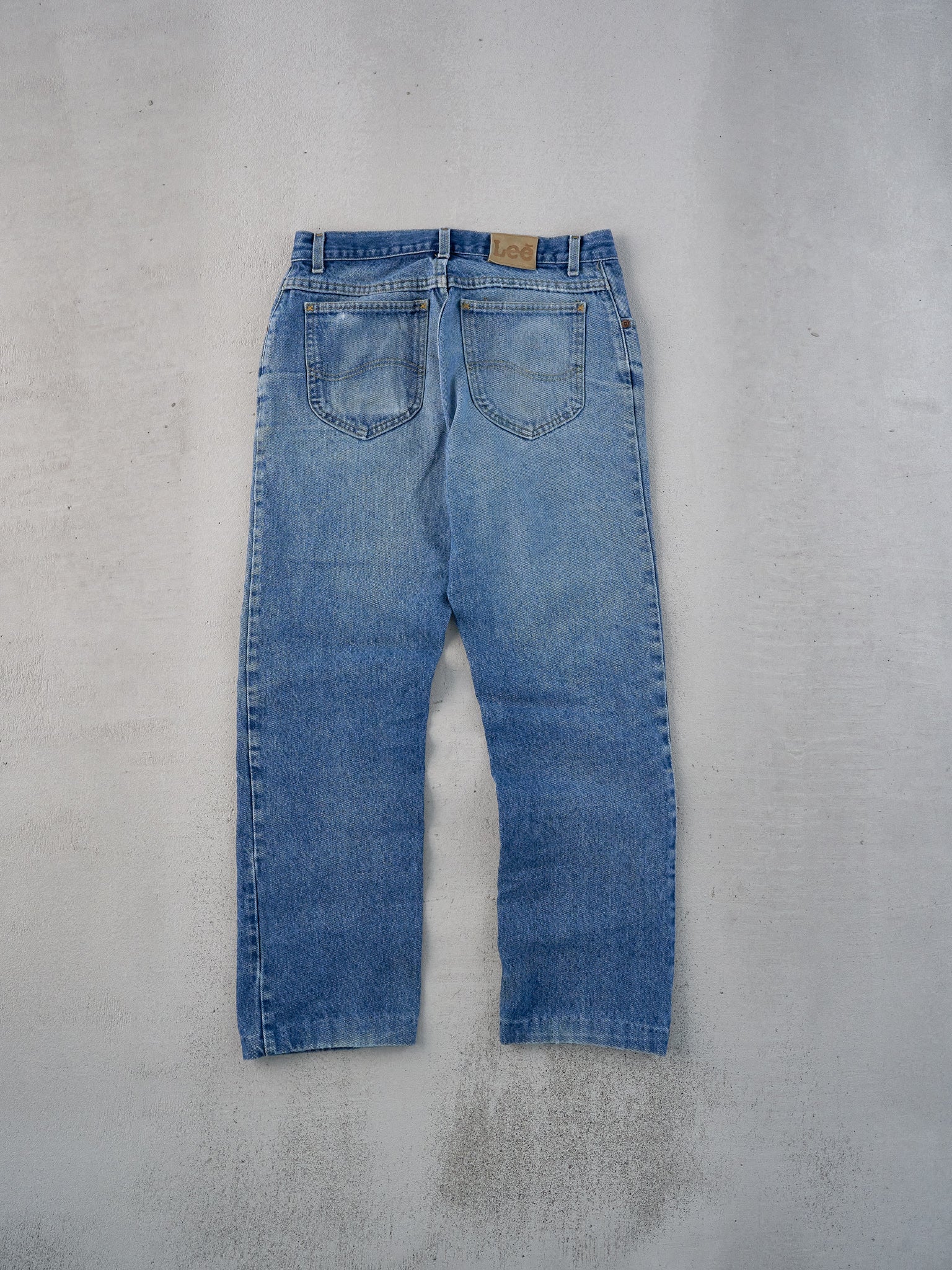 Vintage 80s Dark Blue Lee Denim Jeans (30x29) - Image 2