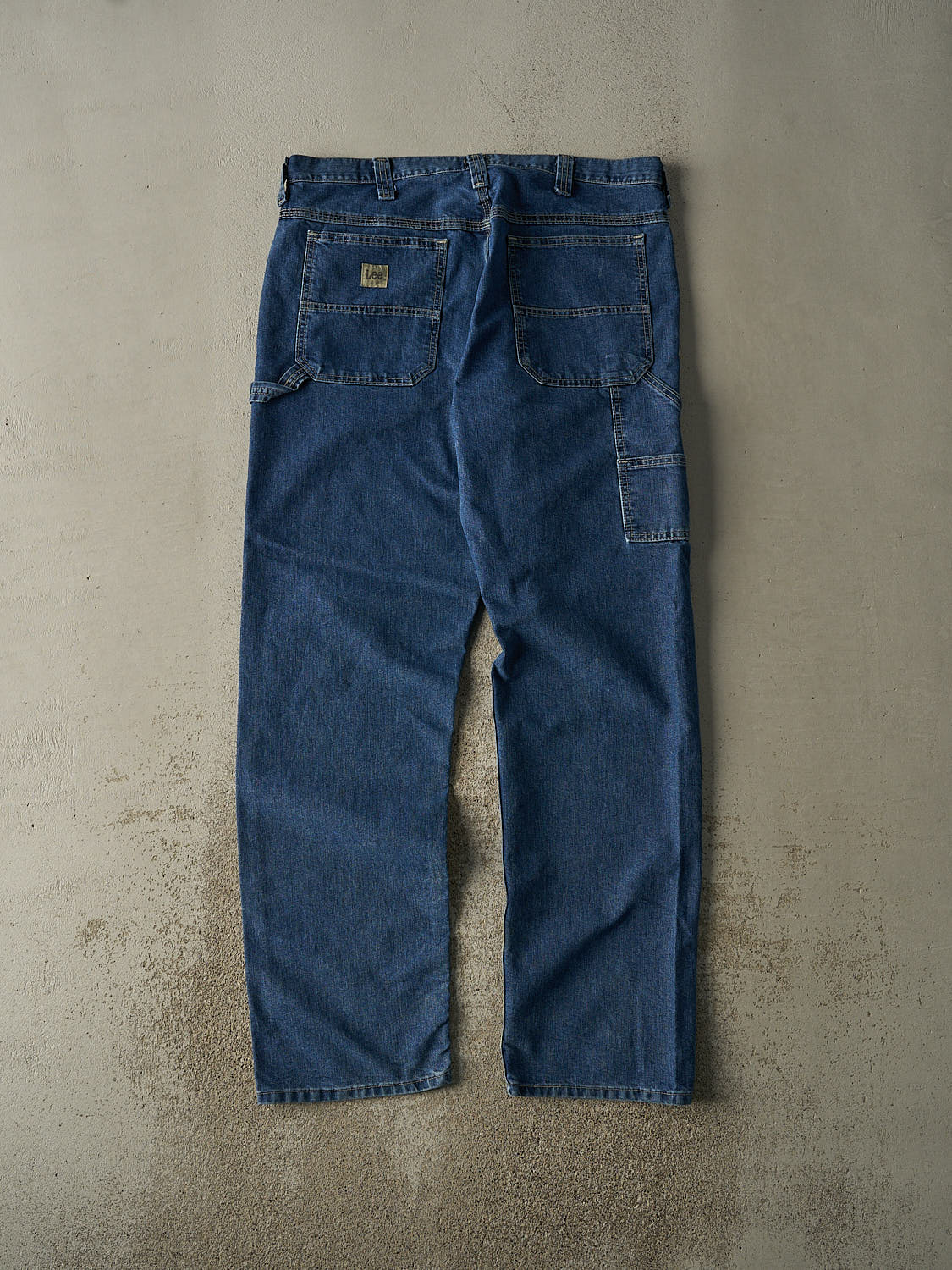 Vintage 90s Dark Wash Lee Carpenter Jeans (37x35) - Image 3