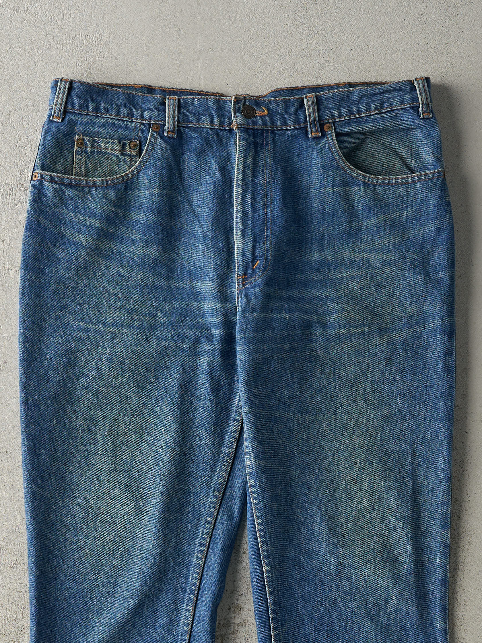 Vintage 90s Dark Wash Levi's 516 Jeans (37x29.5) - Image 3