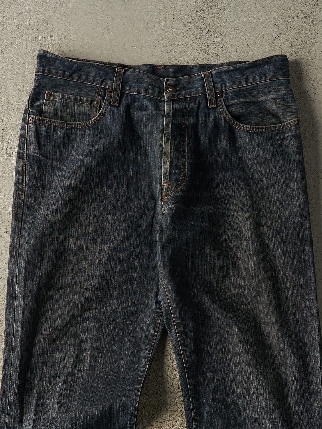 Vintage 90s Dark Wash Marlboro Classics Jeans (34x31.5) - Image 4