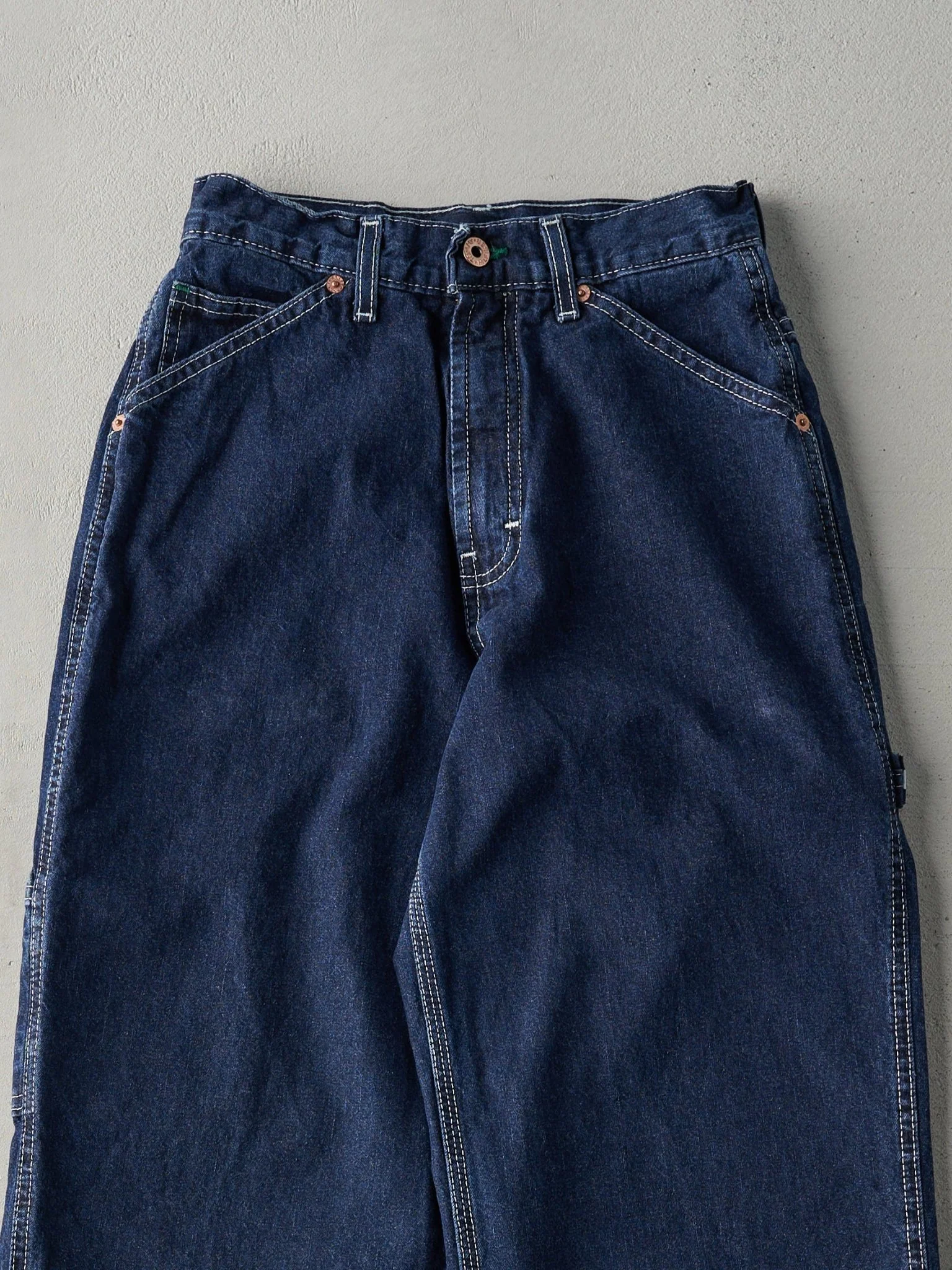 Vintage 90s Dark Wash Tommy Hilfiger Jeans (25x28) - Image 3