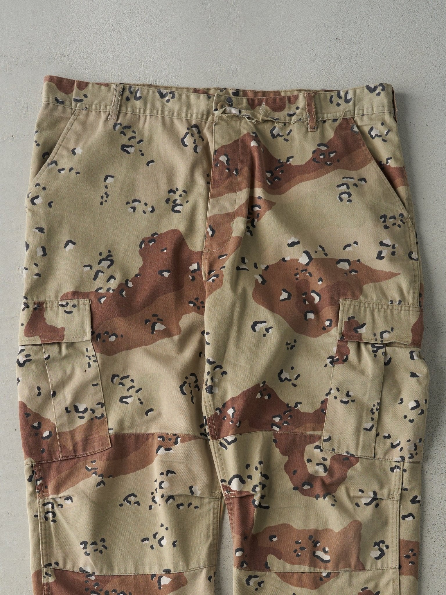 Vintage 90s Desert Camo Double Knee Army Pants (41x31) - Image 3