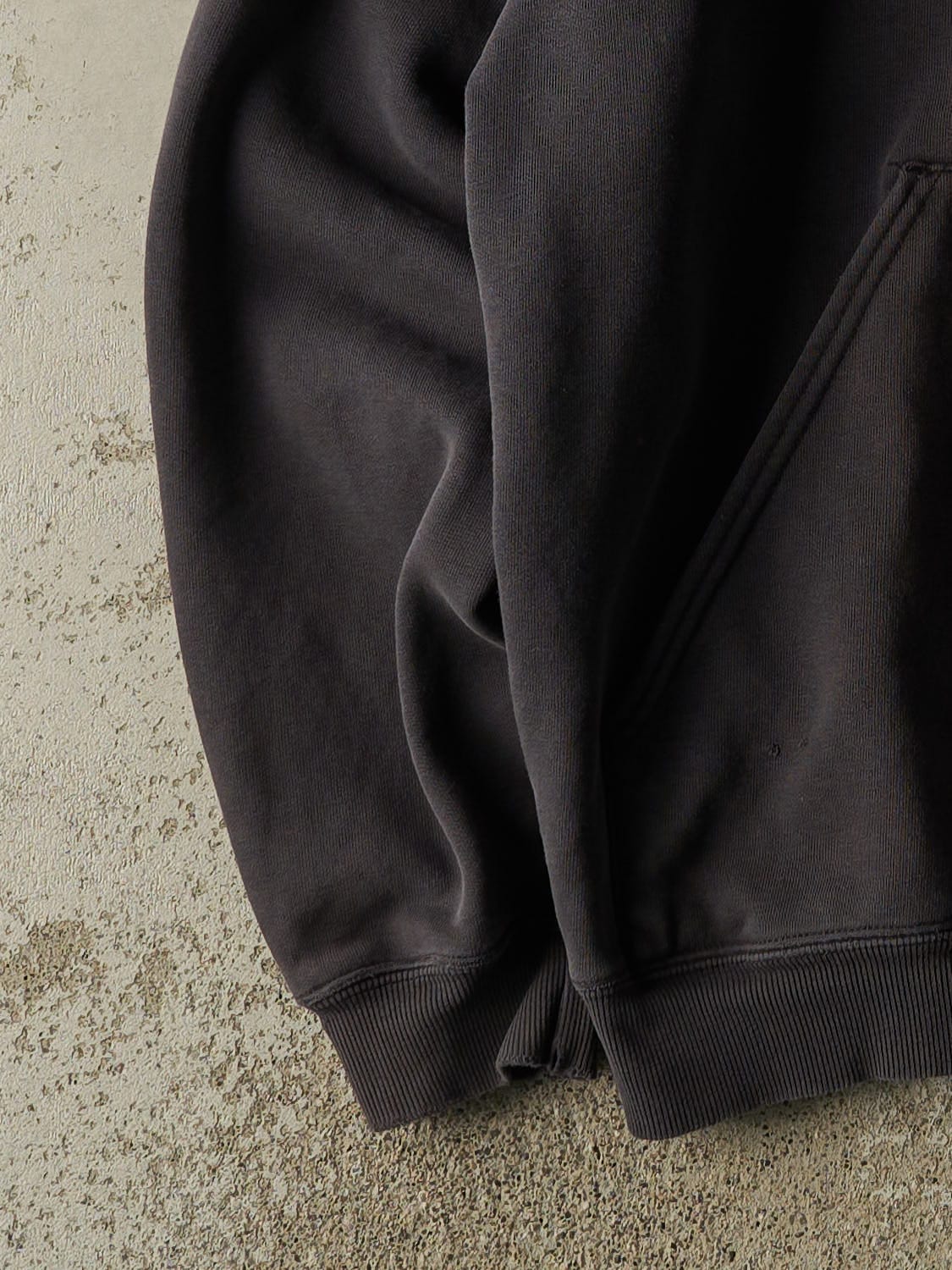 Vintage 90s Faded Black Carhartt Hoodie (XL) - Image 3