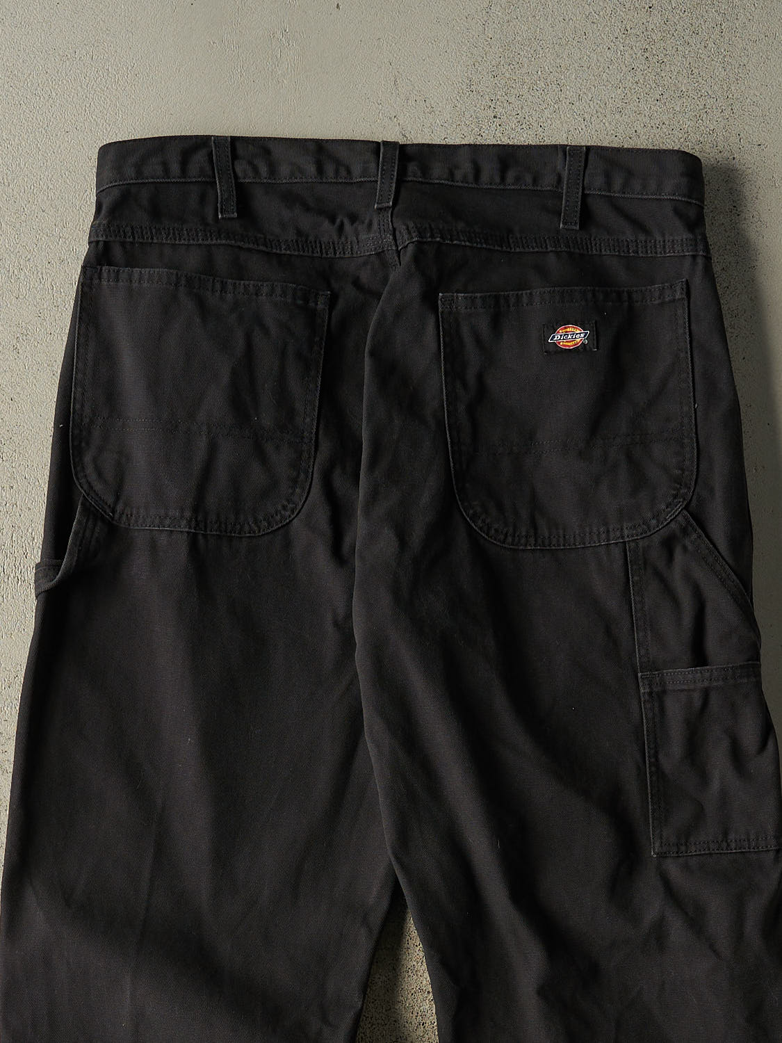 Vintage 90s Faded Black Dickies Carpenter Pants (35x34.5) - Image 4