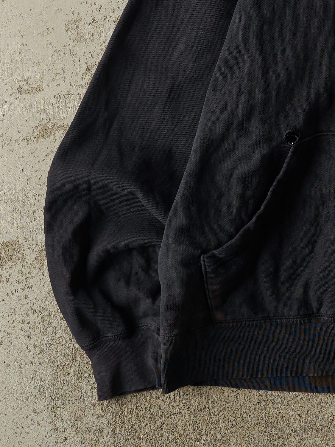 Vintage 90s Faded Black Imagewear Embroidered Hoodie (M) - Image 3