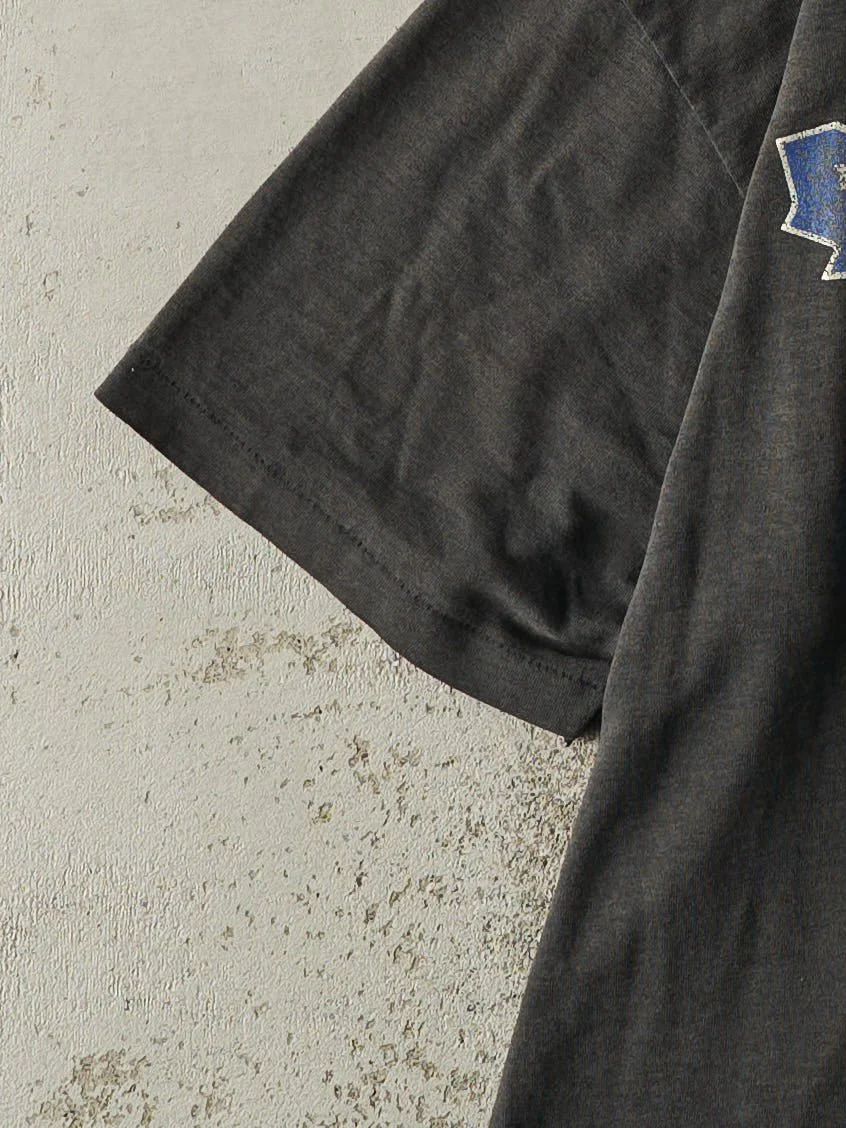 Vintage 90s Faded Black Molson Export Toronto Maple Leafs Single Stitch Tee (L) - Image 3