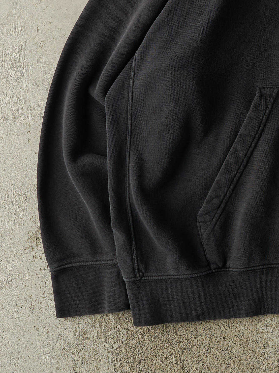 Vintage Y2K Faded Black Nike Embroidered Hoodie (XXXL) - Image 3