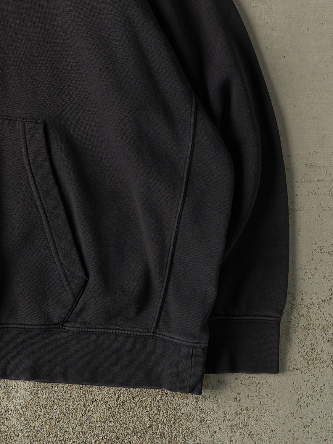 Vintage Y2K Faded Black Nike Embroidered Hoodie (XXXL) - Image 4