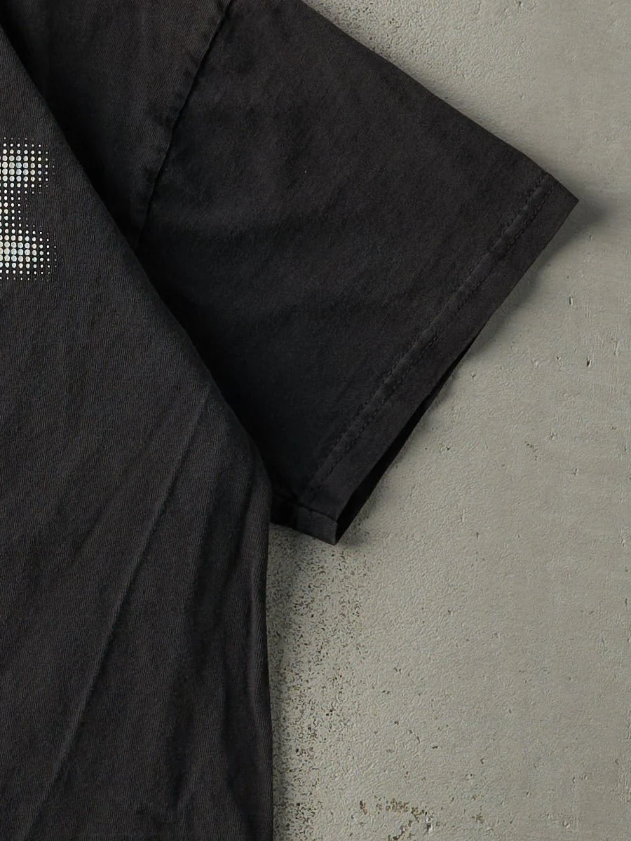 Vintage 90s Faded Black Nike Tee (M) - Image 3
