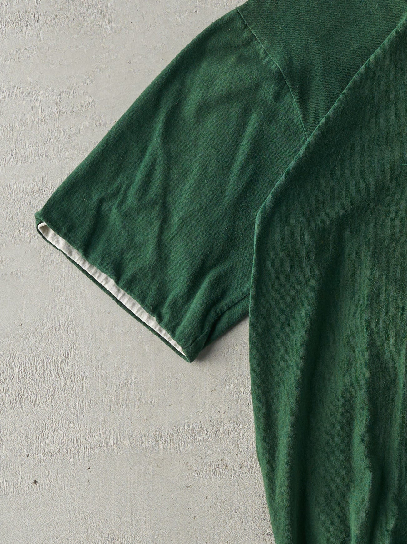 Vintage 90s Forest Green Canadian Classics Double Neck Tee (L) - Image 3