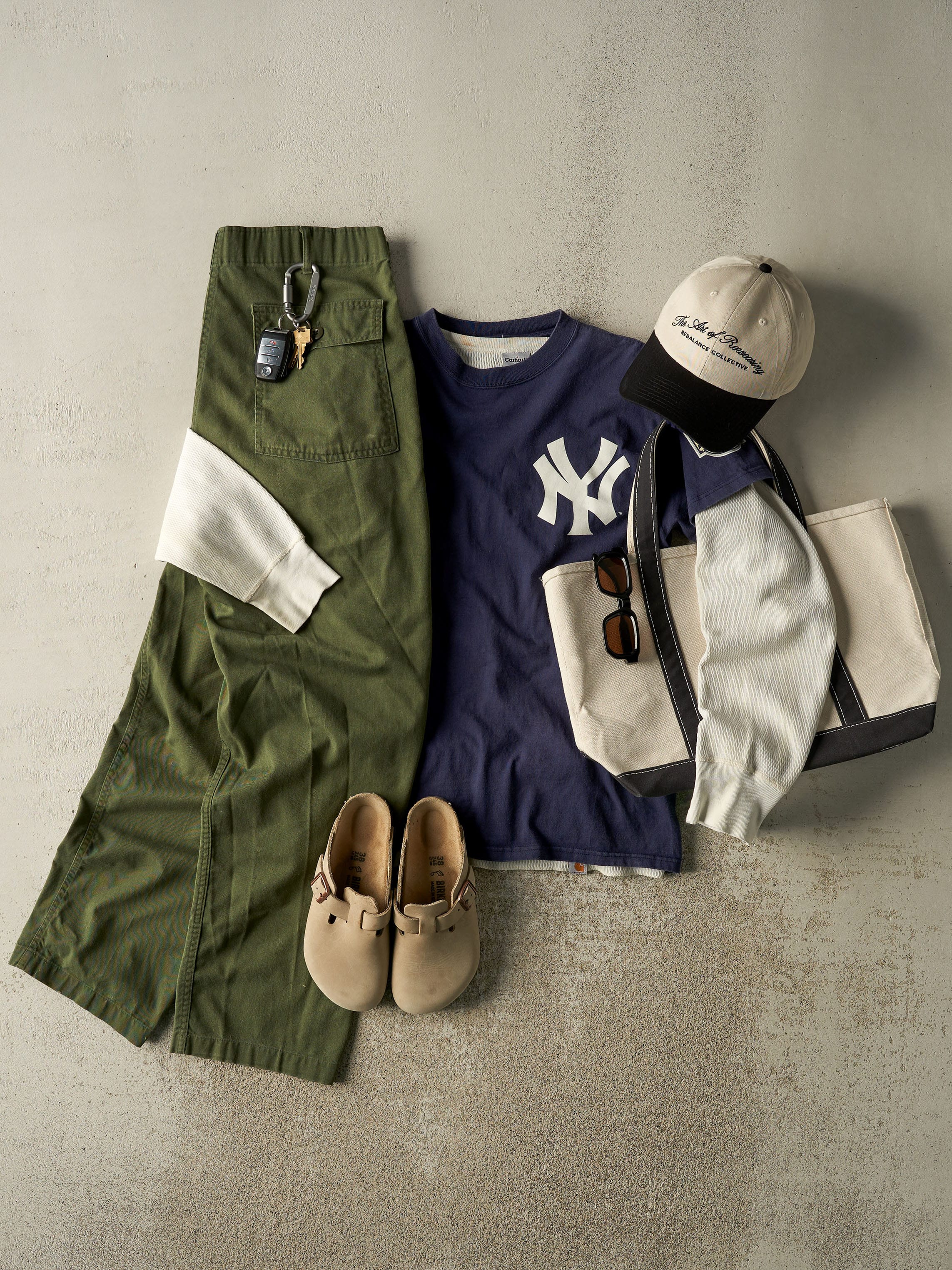 Vintage 80s Green Army Pants (31x30) - Image 2