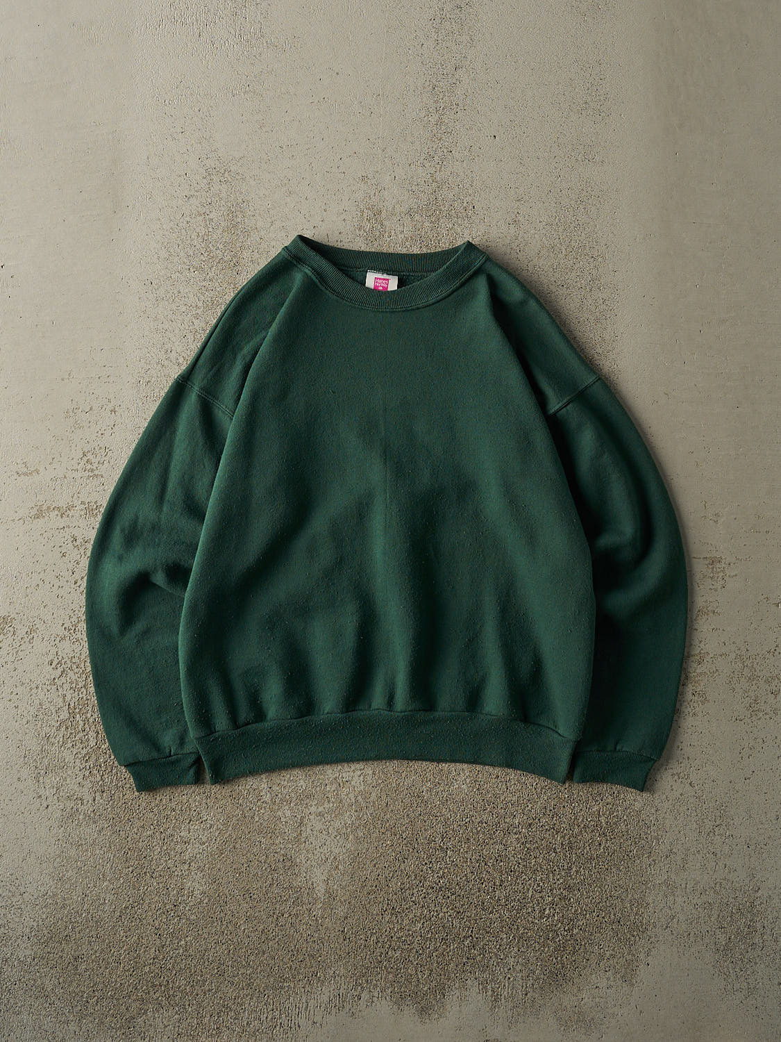 Vintage 90s Green Blank Crewneck (M/L)