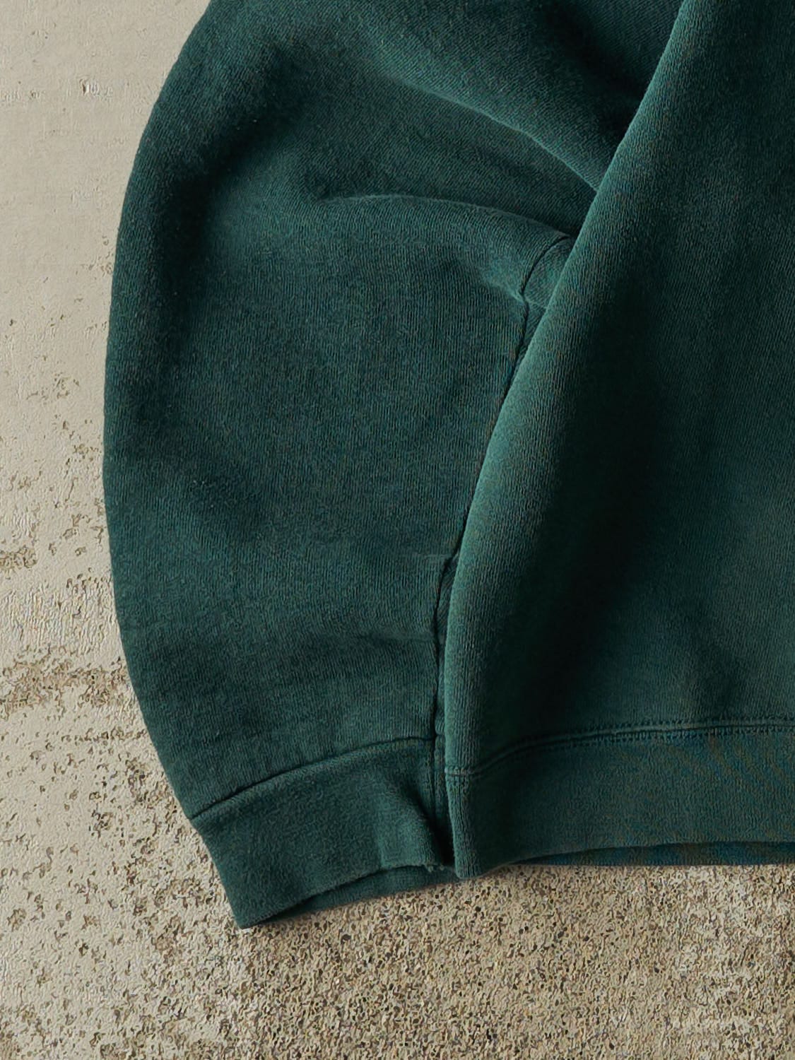 Vintage 90s Green Blank Crewneck (XXS/XS) - Image 3