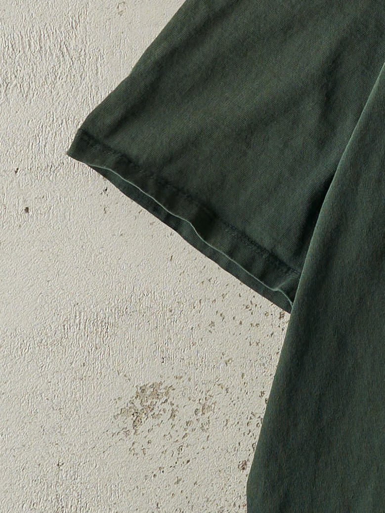 Vintage 90s Green Boca Logo Tee (M) - Image 3