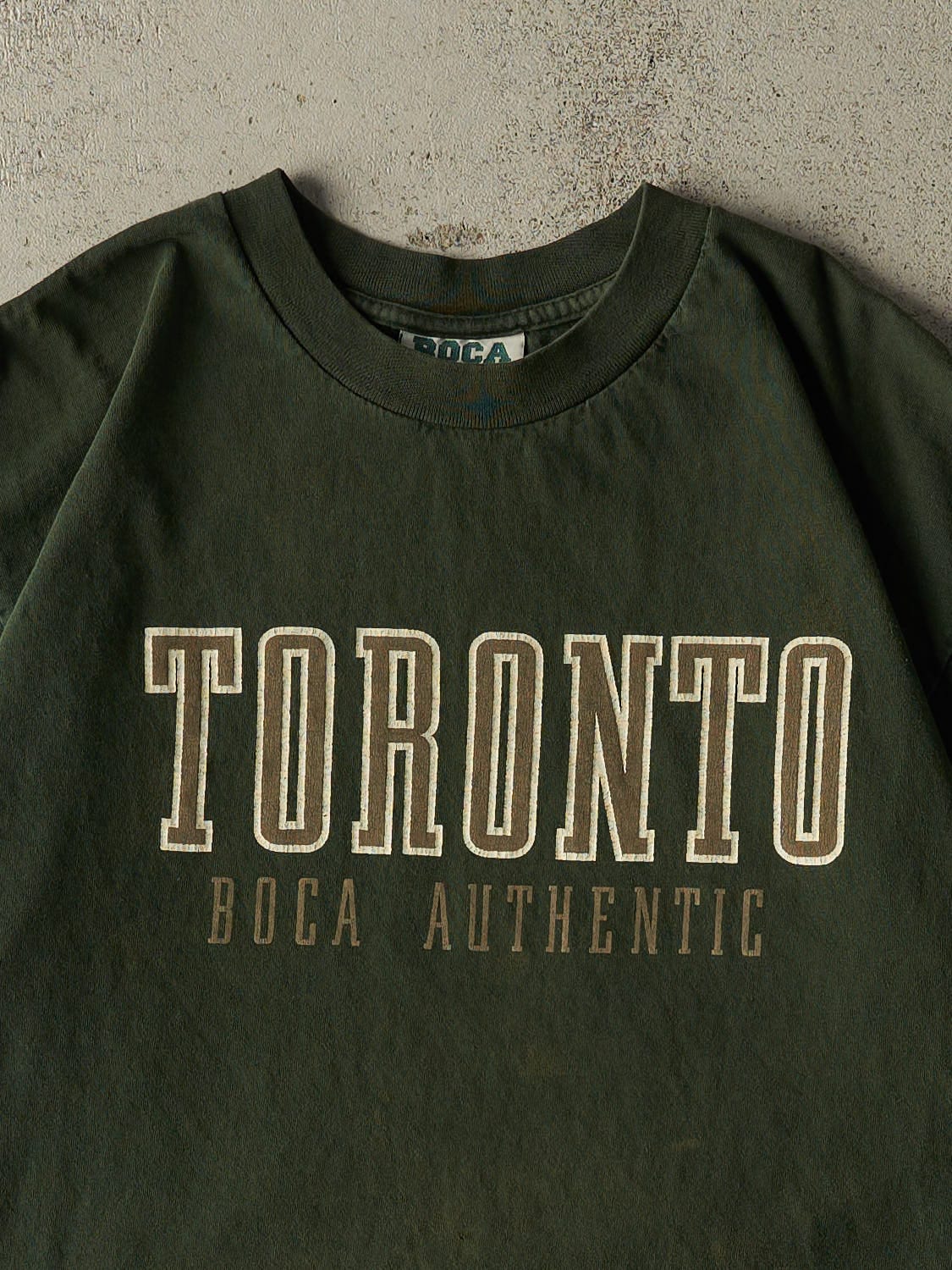 Vintage 90s Green Boca Toronto Tee (L) - Image 2