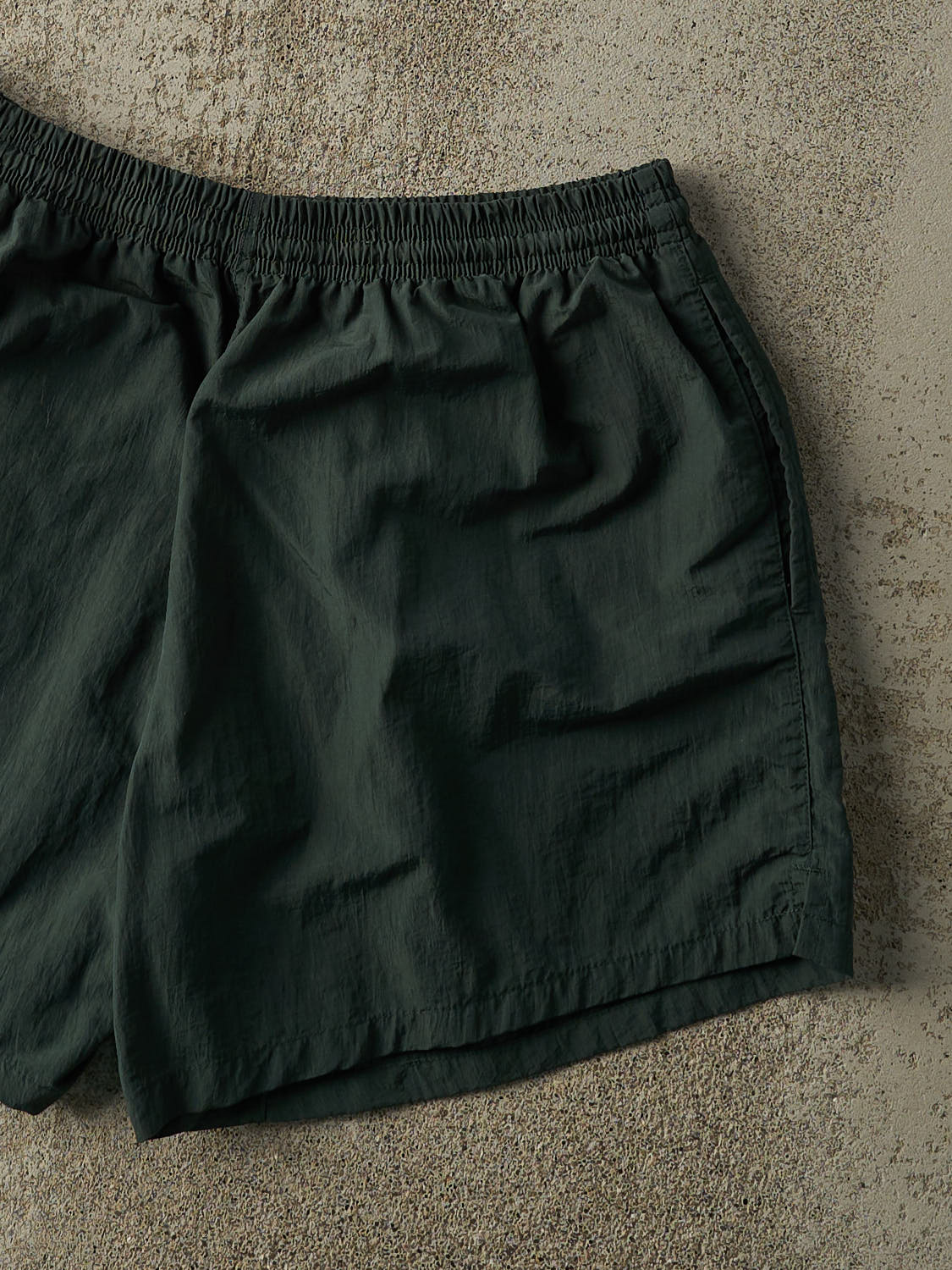 Vintage 90s Green Brooks Embroidered Track Shorts (27x4.5) - Image 4