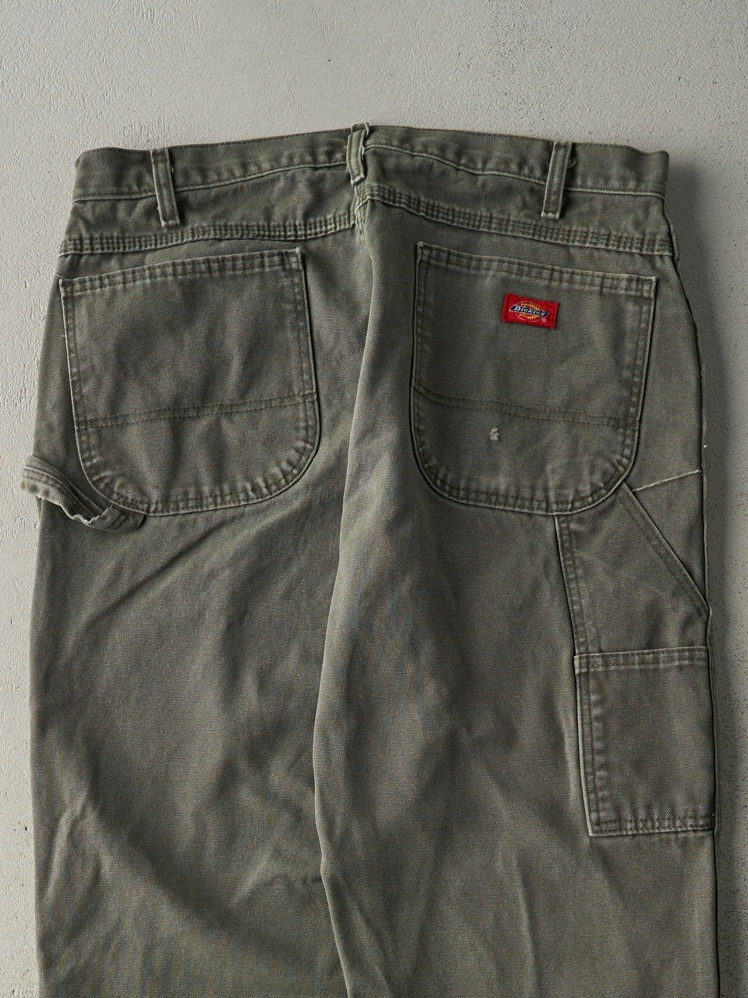Vintage 90s Green Dickies Carpenter Pants (34x32) - Image 5