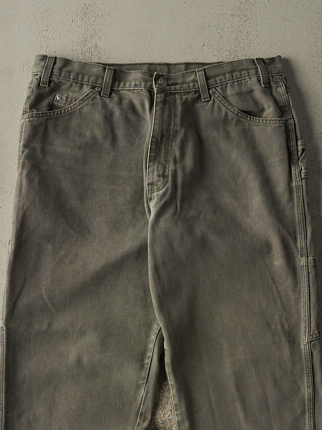 Vintage 90s Green Dickies Carpenter Pants (35x29.5) - Image 4