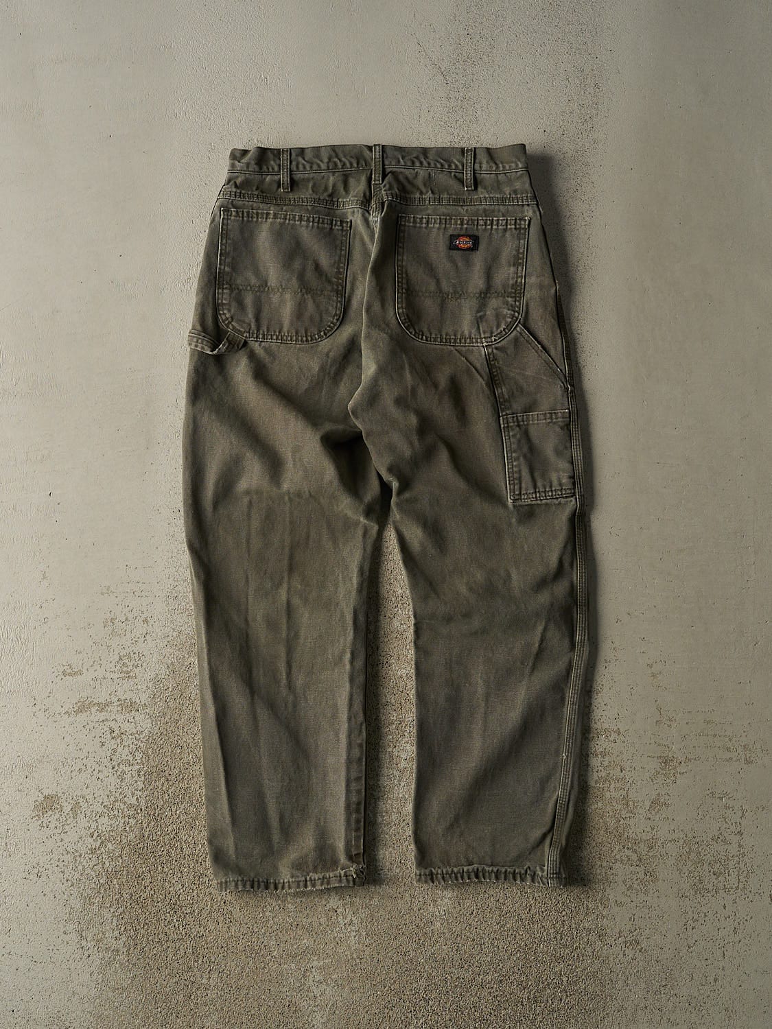 Vintage 90s Green Dickies Carpenter Pants (32x31) - Image 3